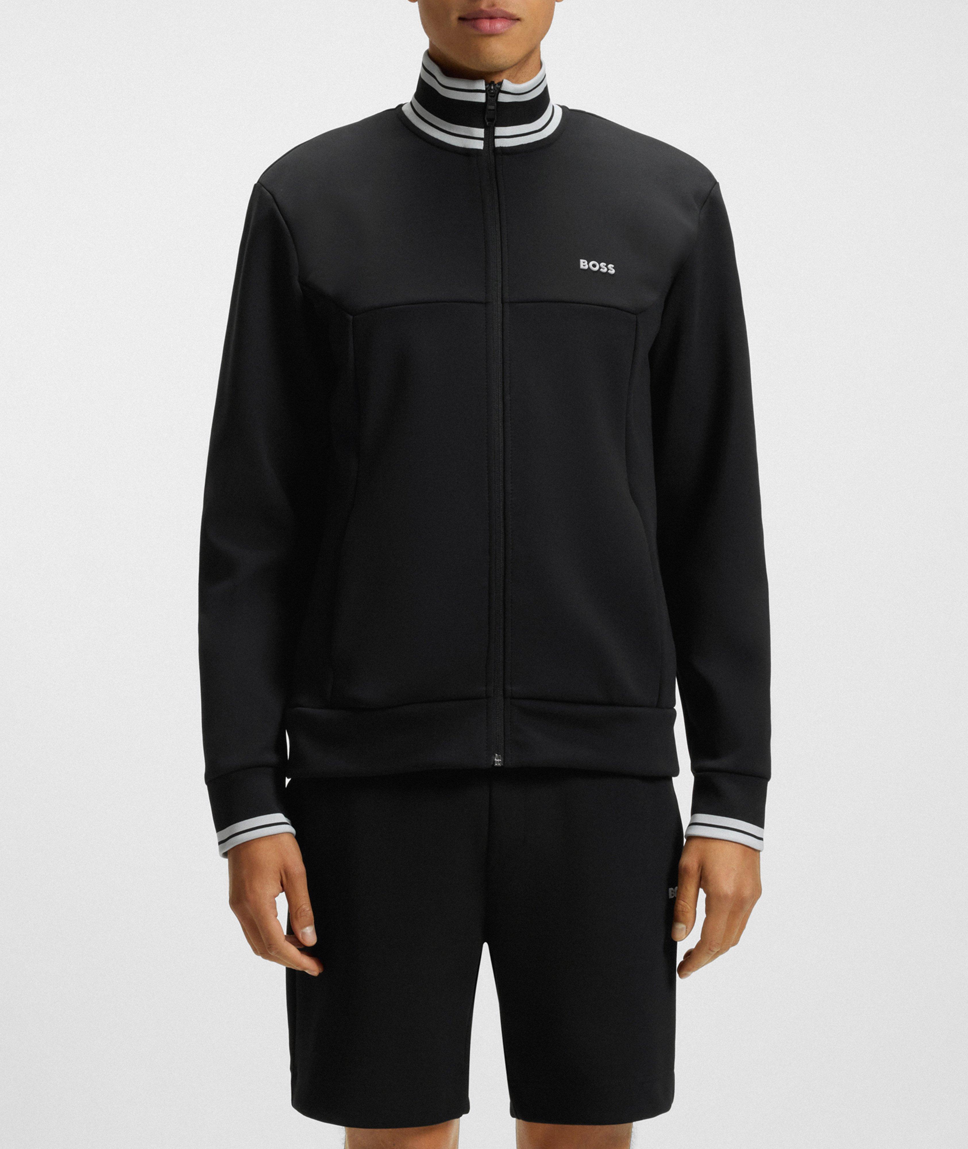 Striped Zip-Up Sweatshirt image 1
