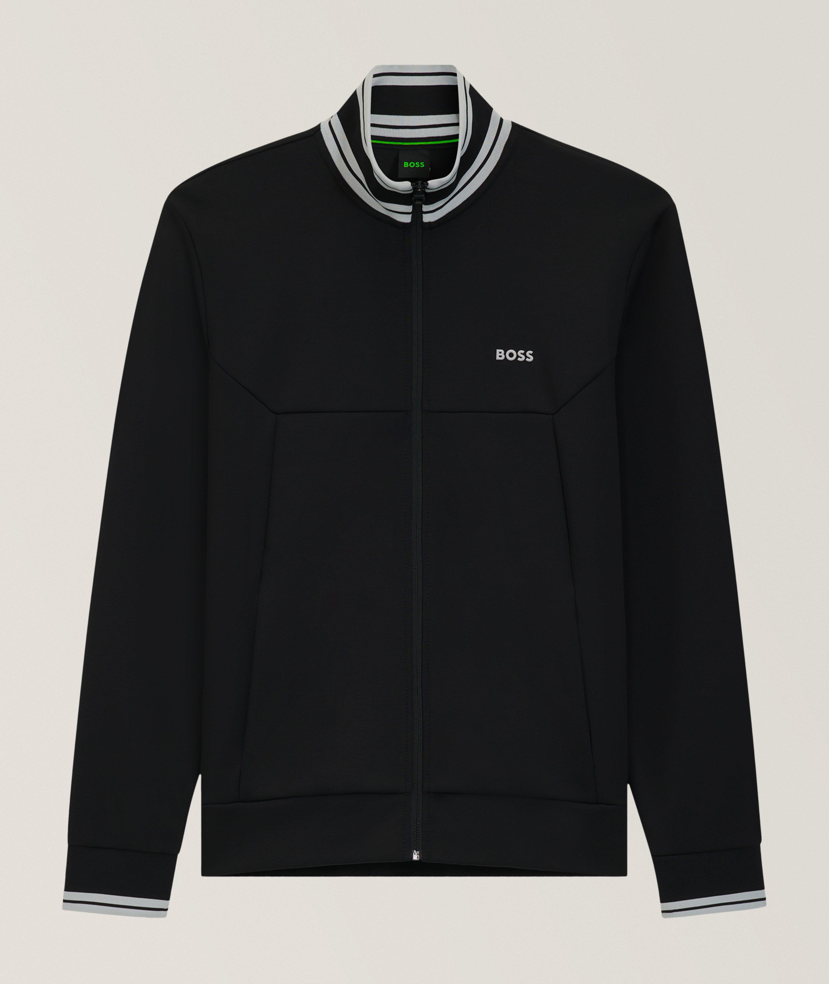 Striped Zip-Up Sweatshirt image 0