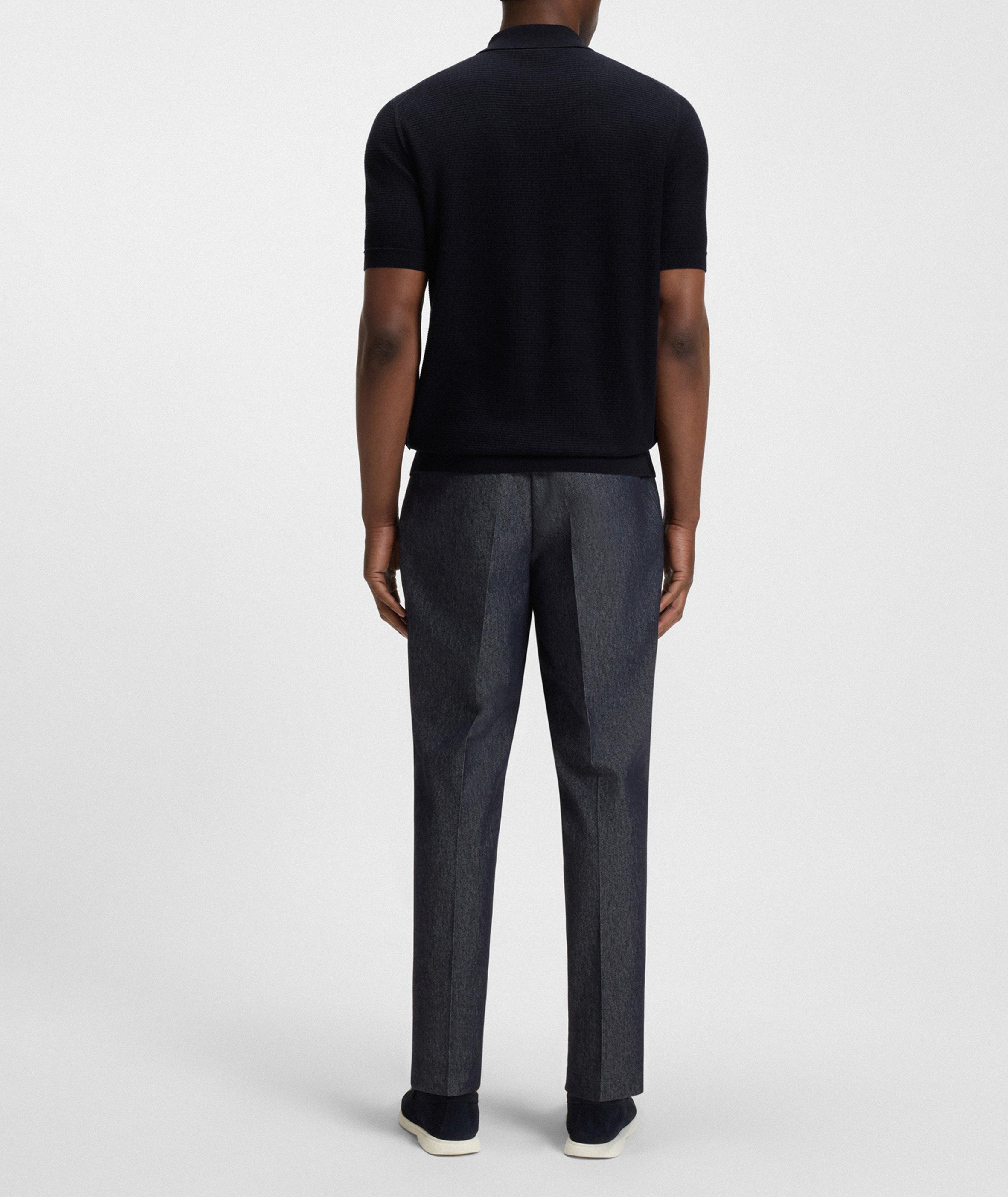 Iannotti Lyocell-Cotton Knit Polo image 2