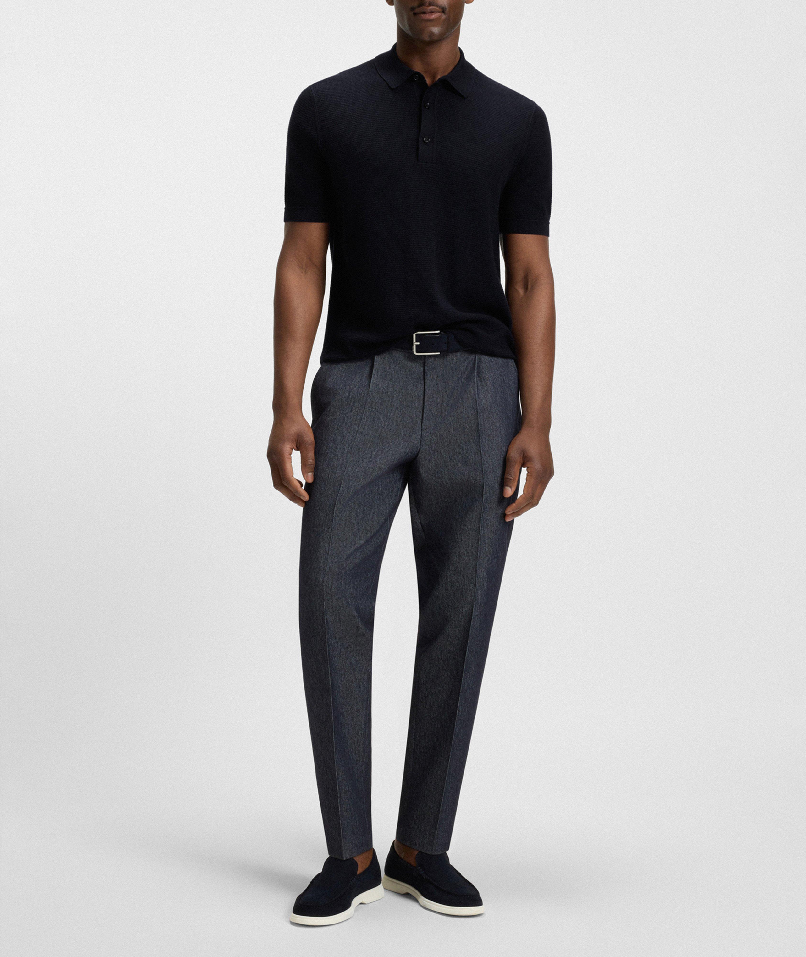 Iannotti Lyocell-Cotton Knit Polo image 4