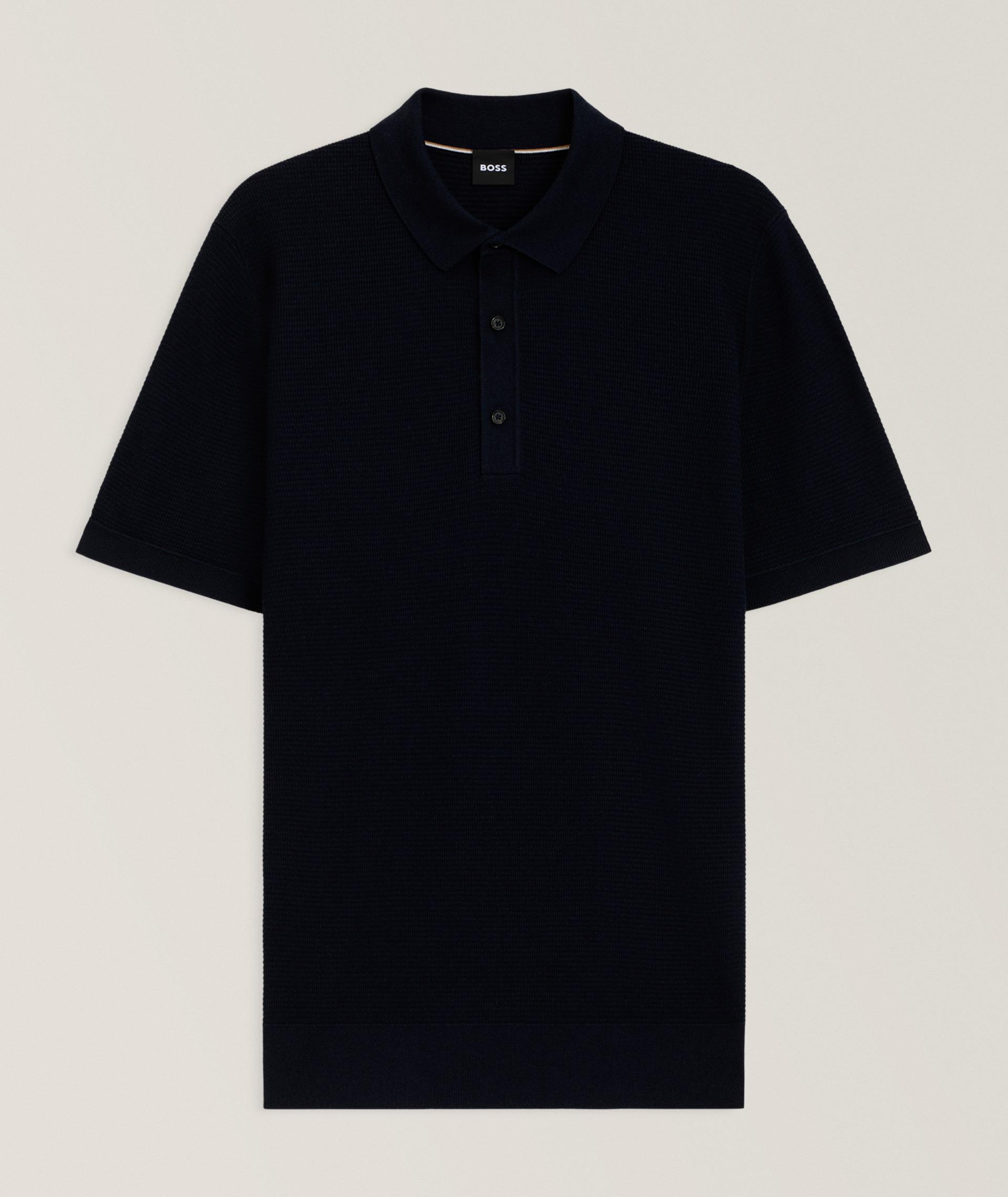 Iannotti Lyocell-Cotton Knit Polo image 0