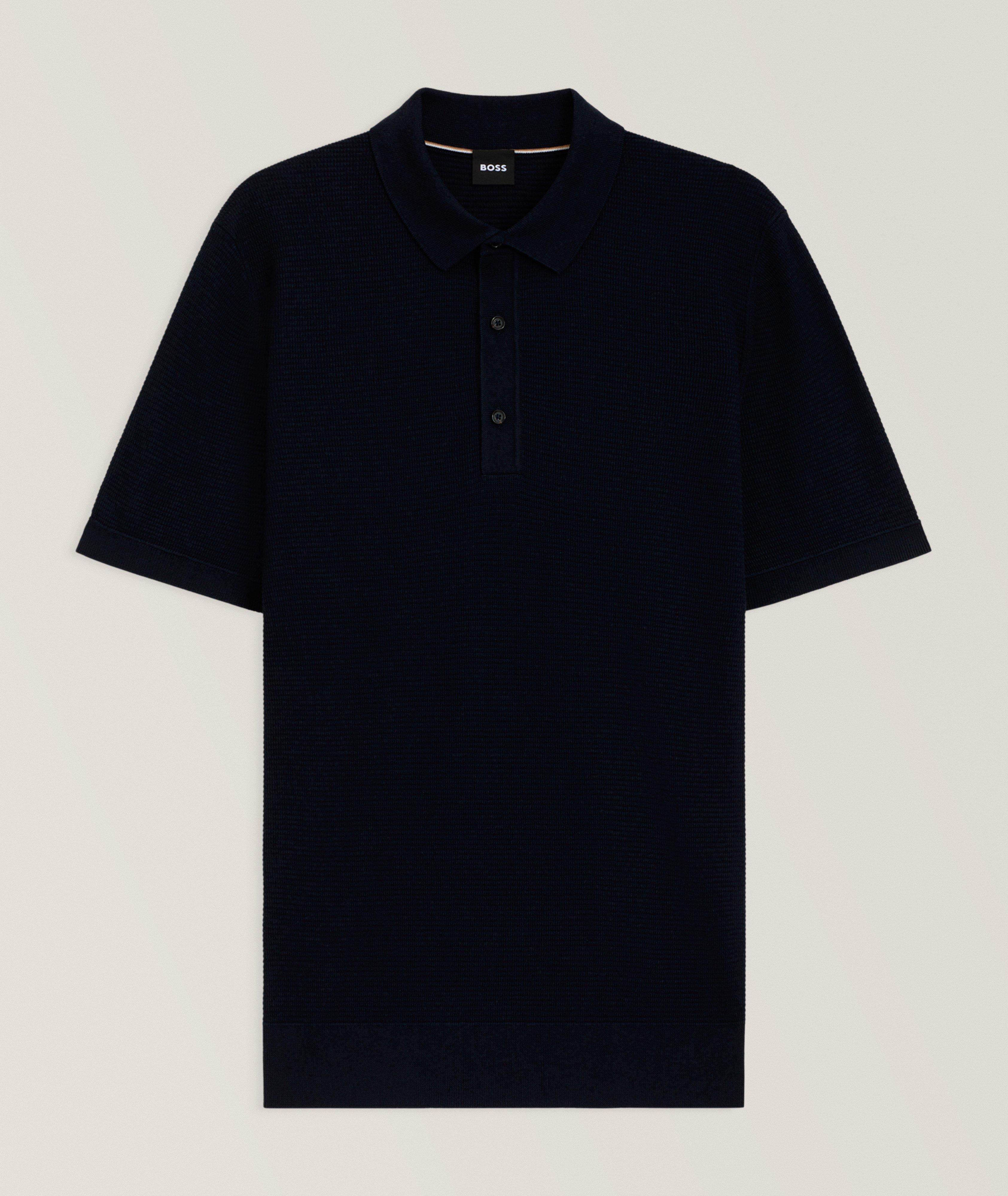 Iannotti Lyocell-Cotton Knit Polo image 0
