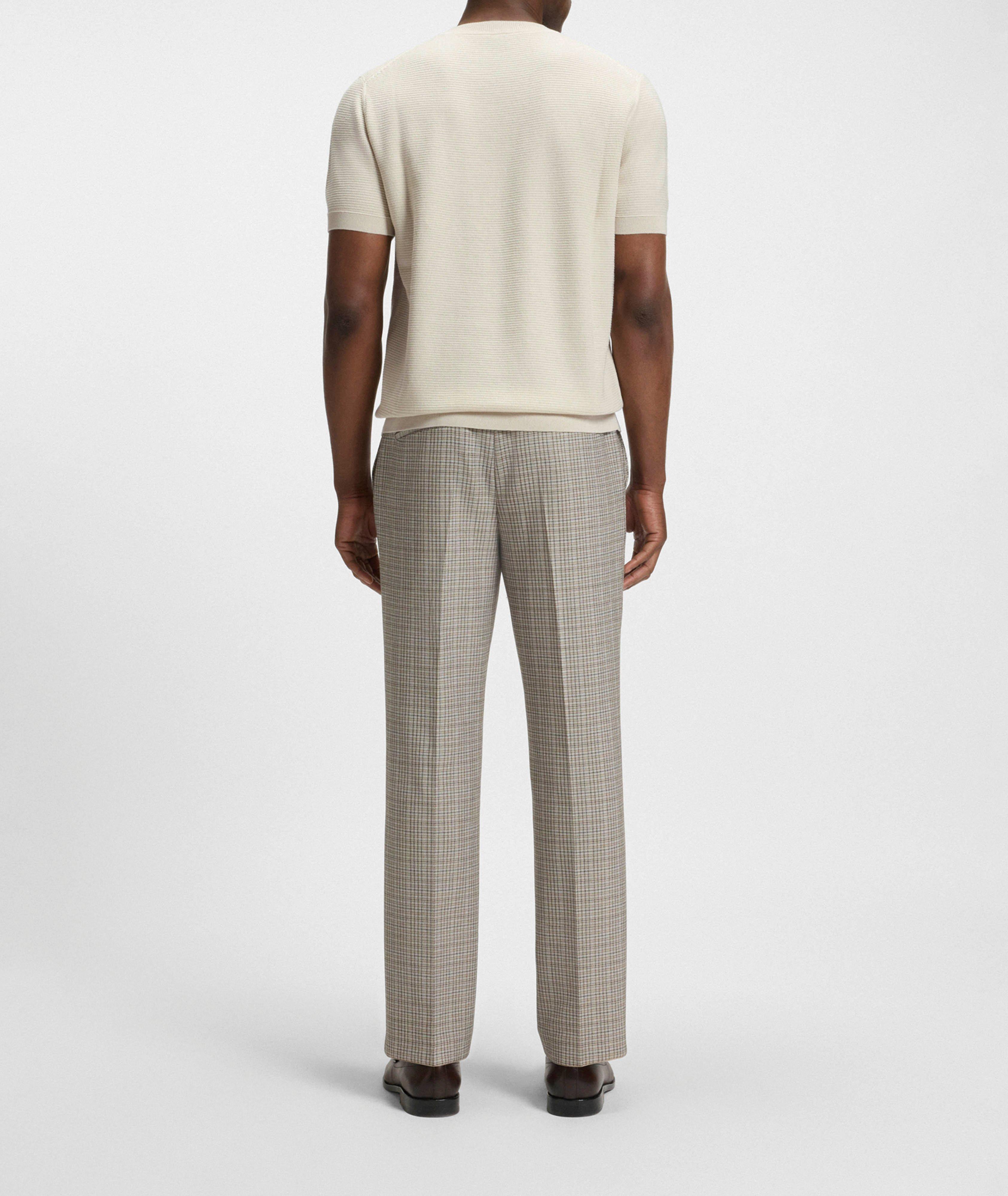 Ianni Ribbed Knit Lyocell-Cotton T-Shirt image 2