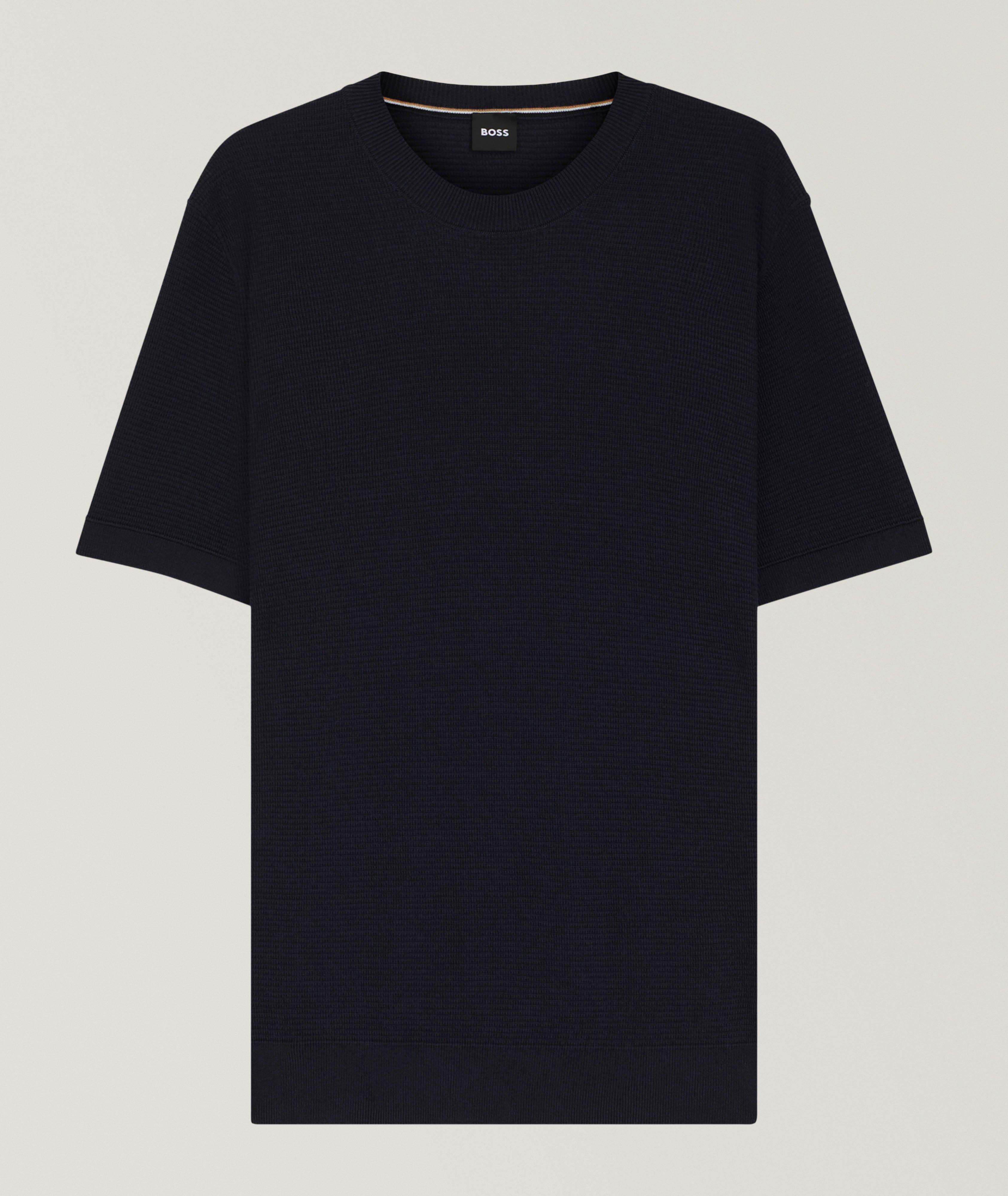 Ianni Lyocell-Cotton Knit T-Shirt image 0