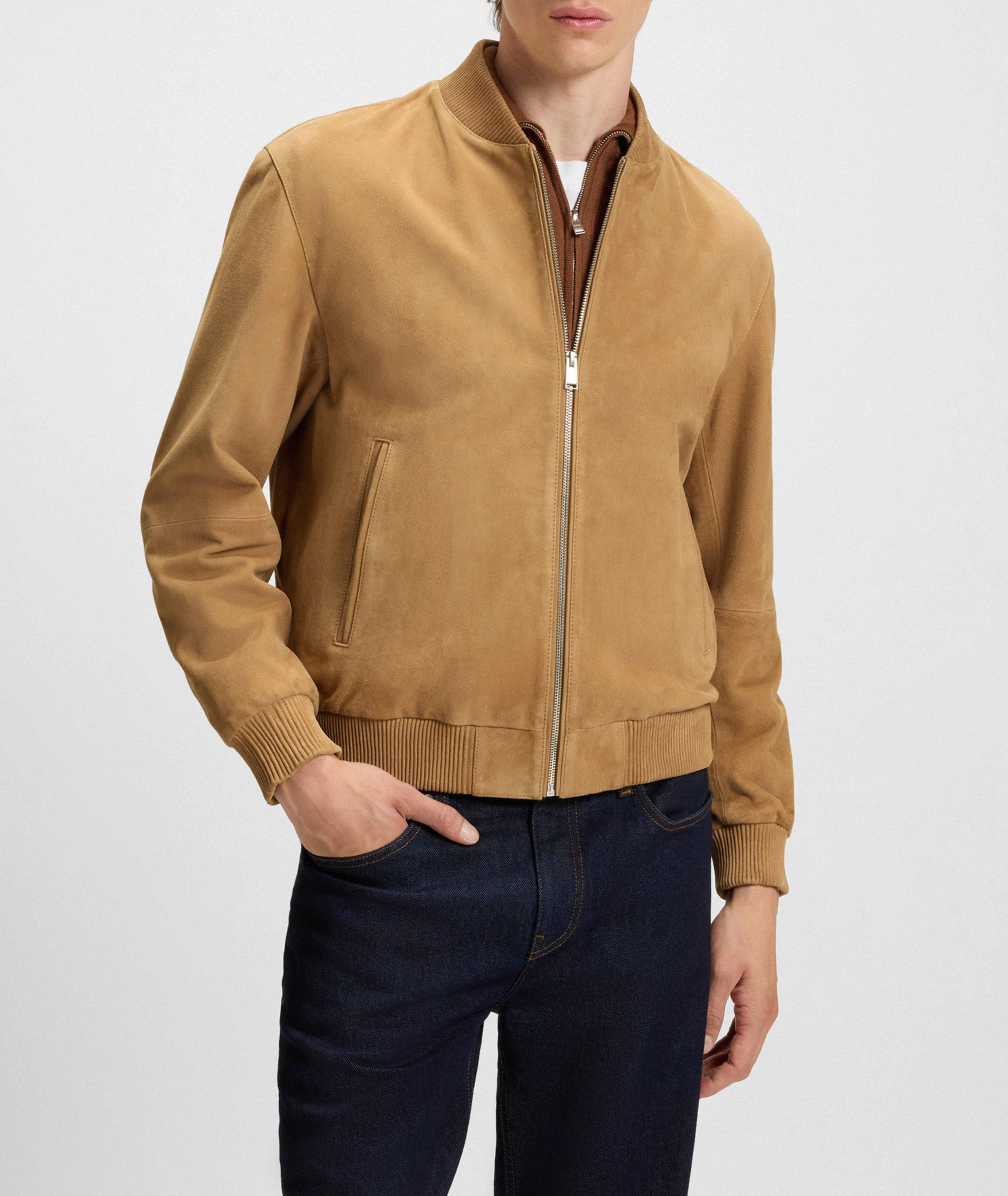 Muller Suede Bomber Jacket image 1