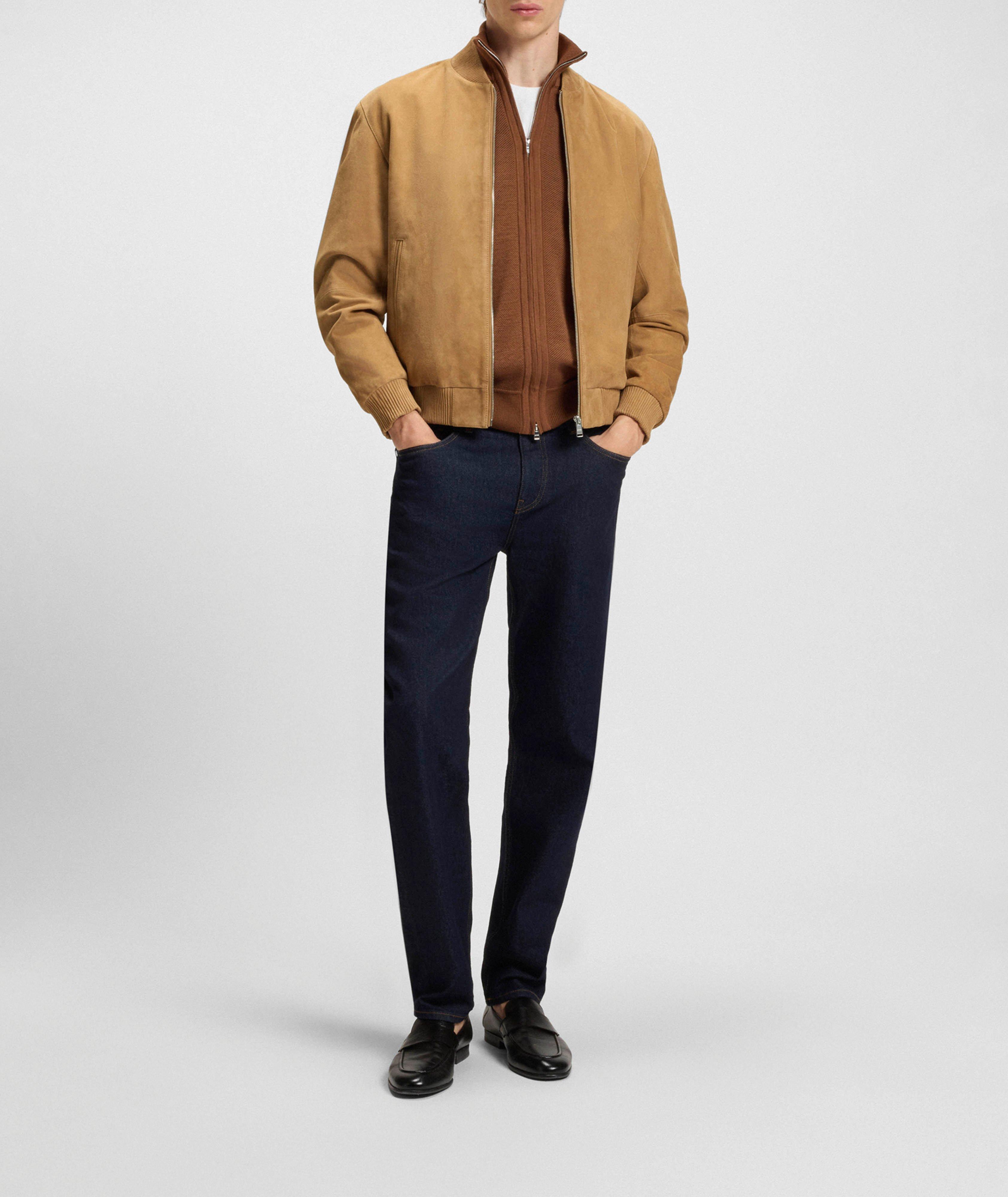 Muller Suede Bomber Jacket image 5