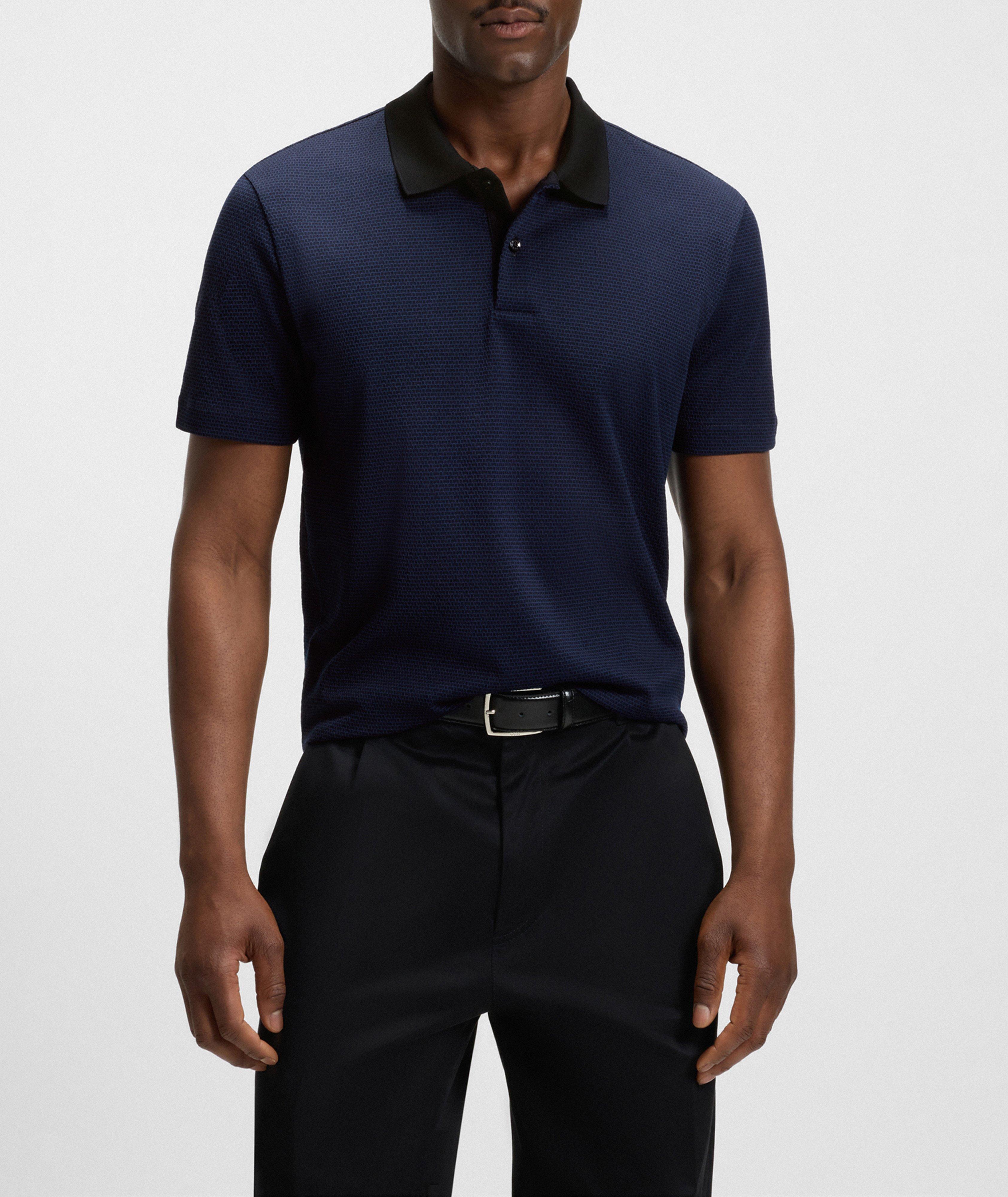 Parlay Geometric Jacquard Mercerized Polo image 1