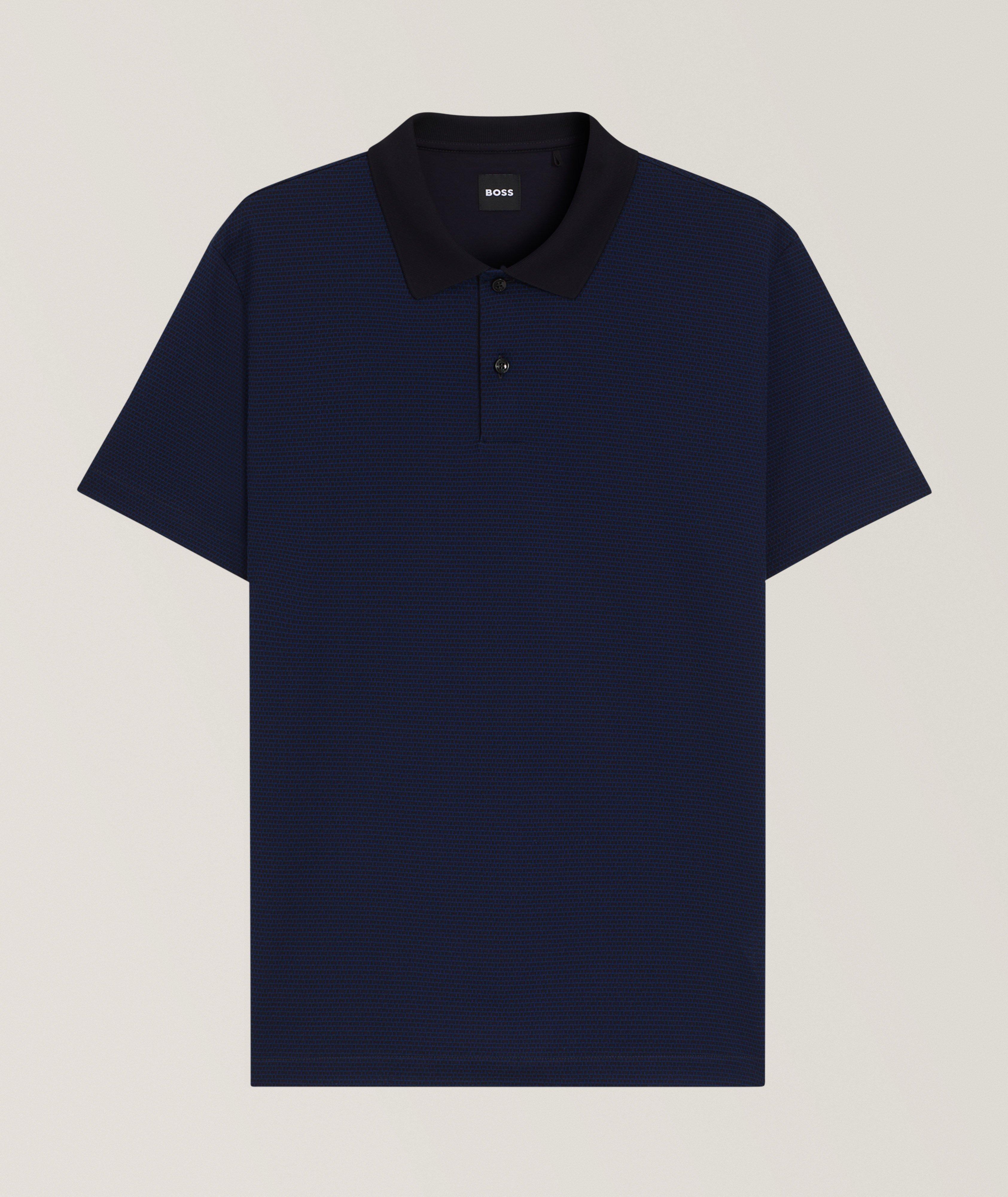 Parlay Geometric Jacquard Mercerized Polo image 0