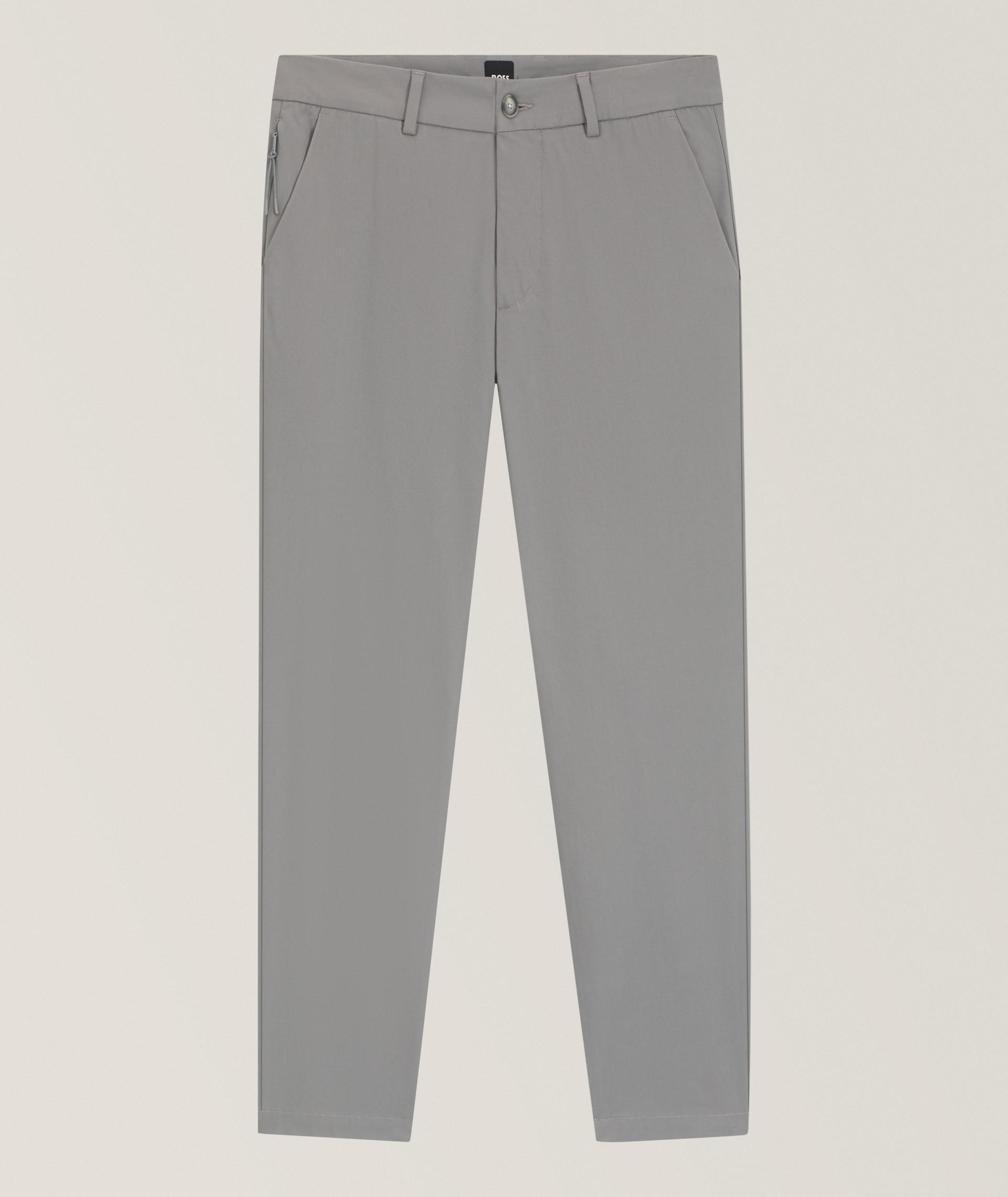 Slim-Fit Cotton-Blend Twill Pants image 0
