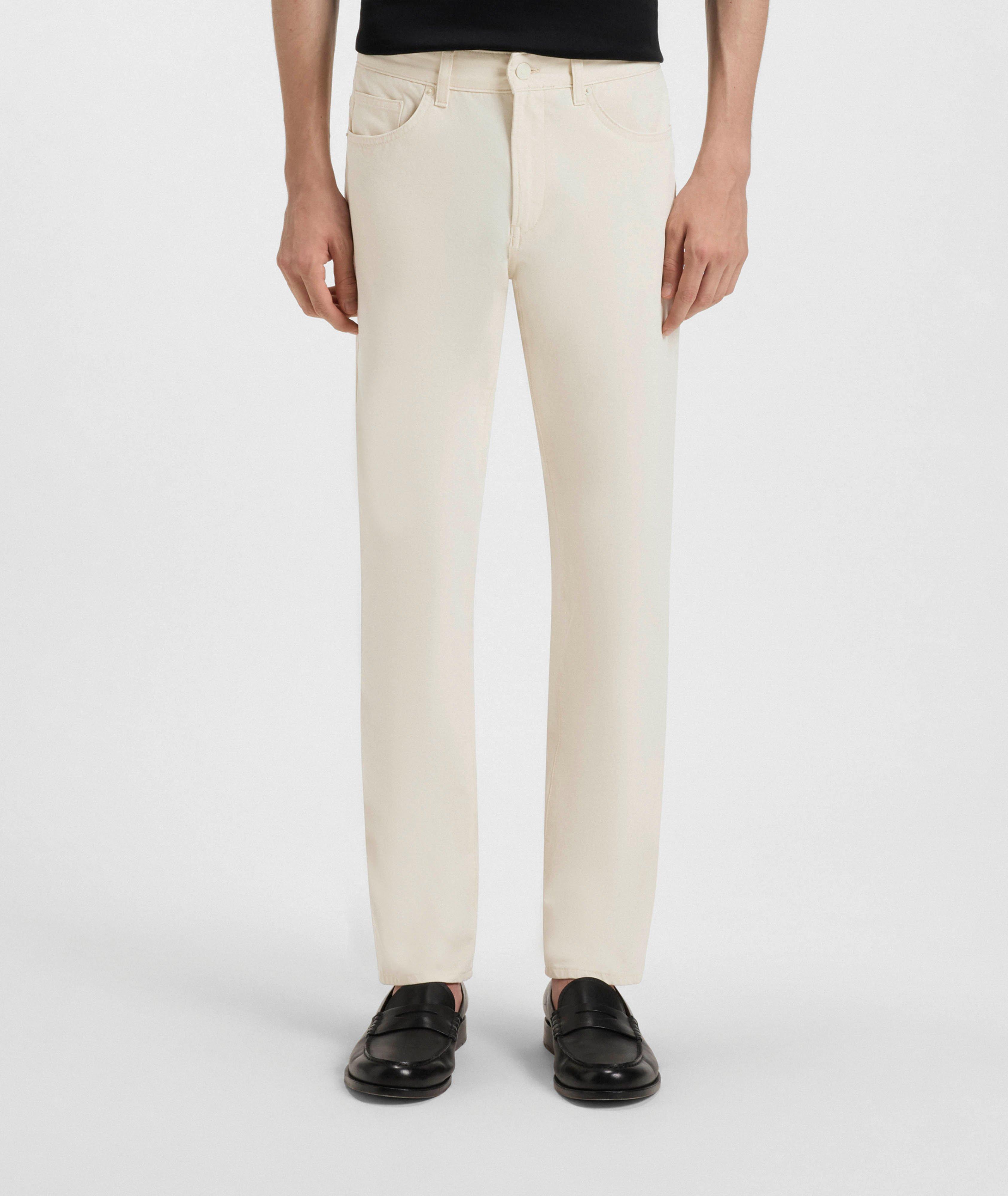 Pantalon Delaware en twill de coupe amincie image 2