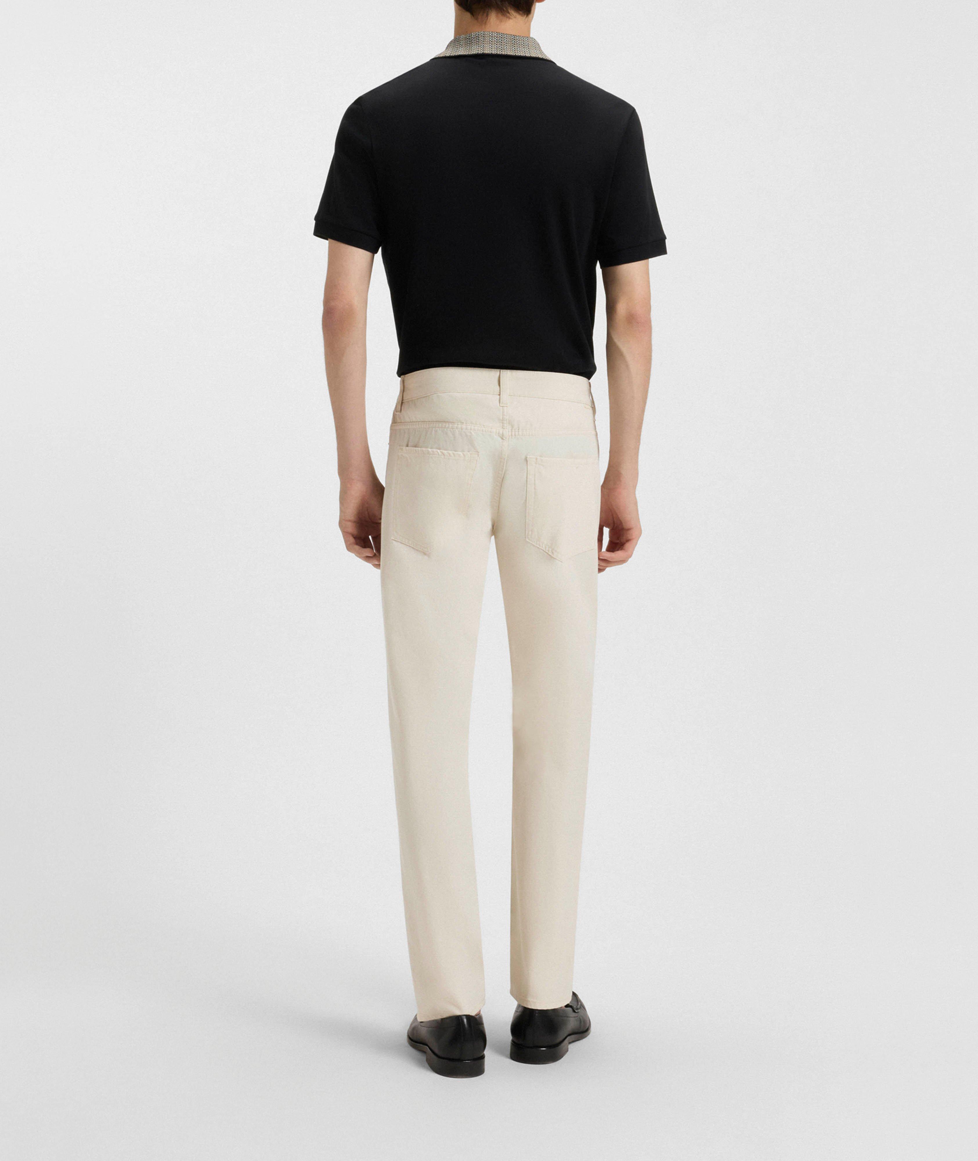 Pantalon Delaware en twill de coupe amincie image 3