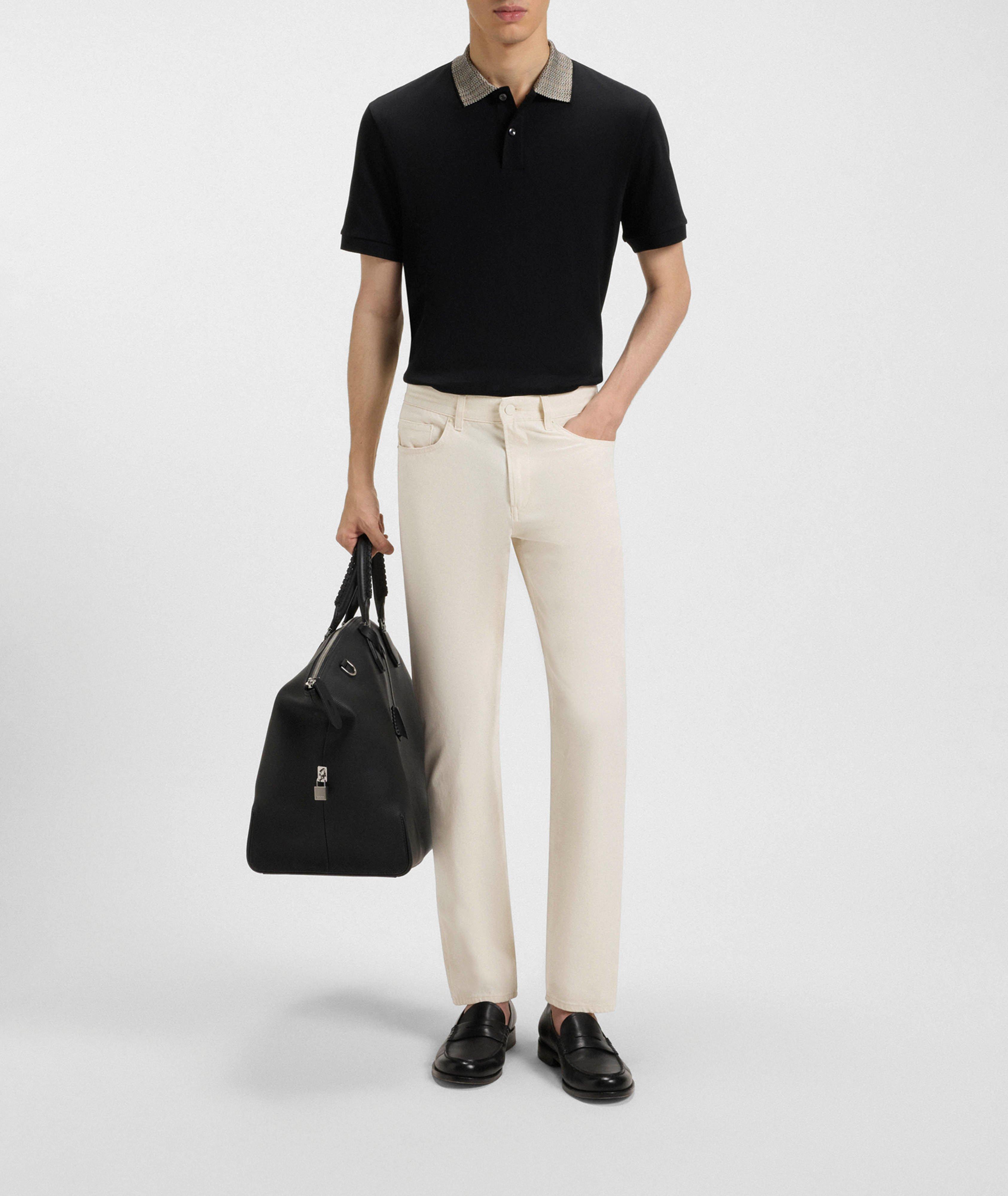 Pantalon Delaware en twill de coupe amincie image 5