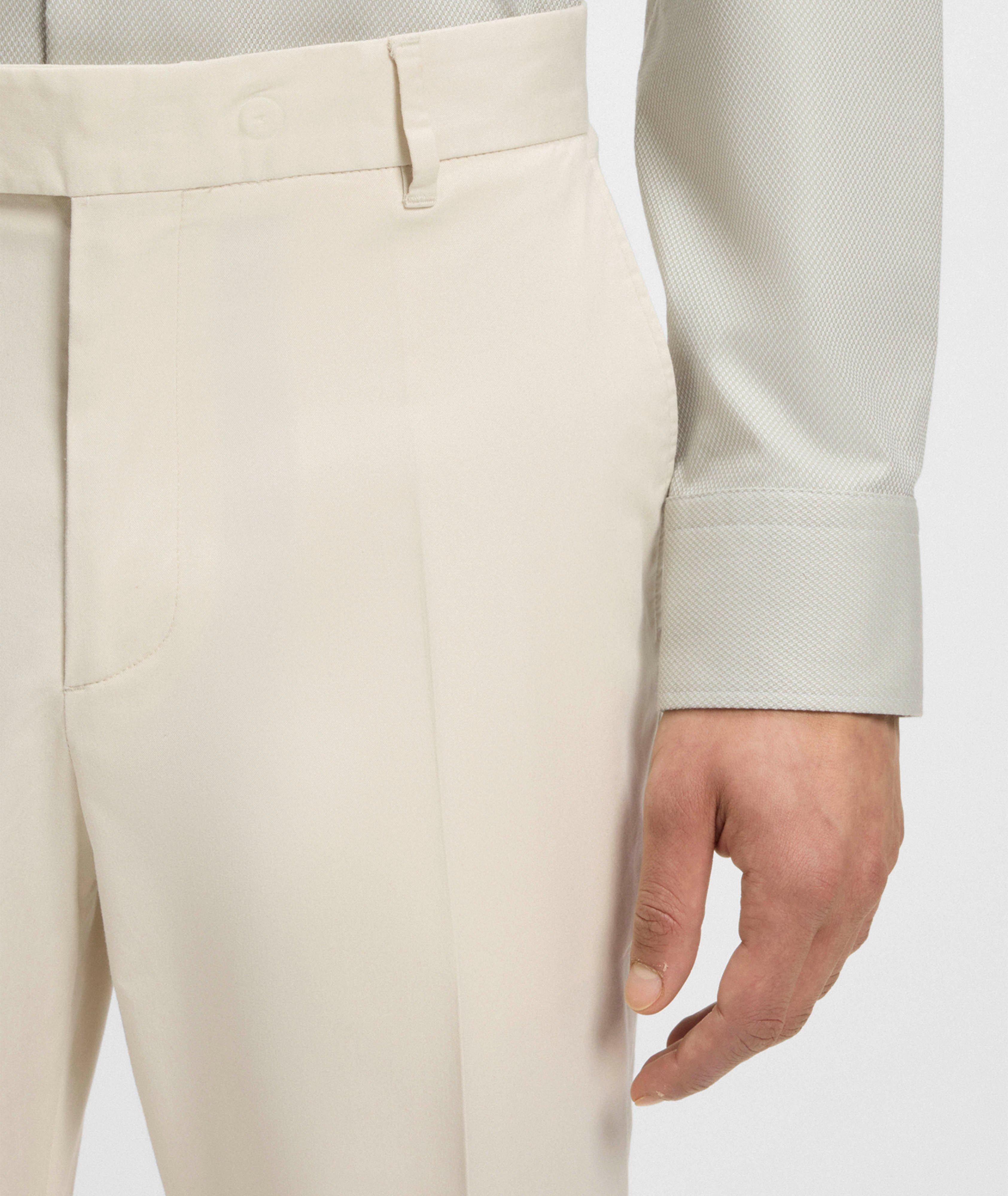 Lyocell-Cotton Tapered Pants image 4