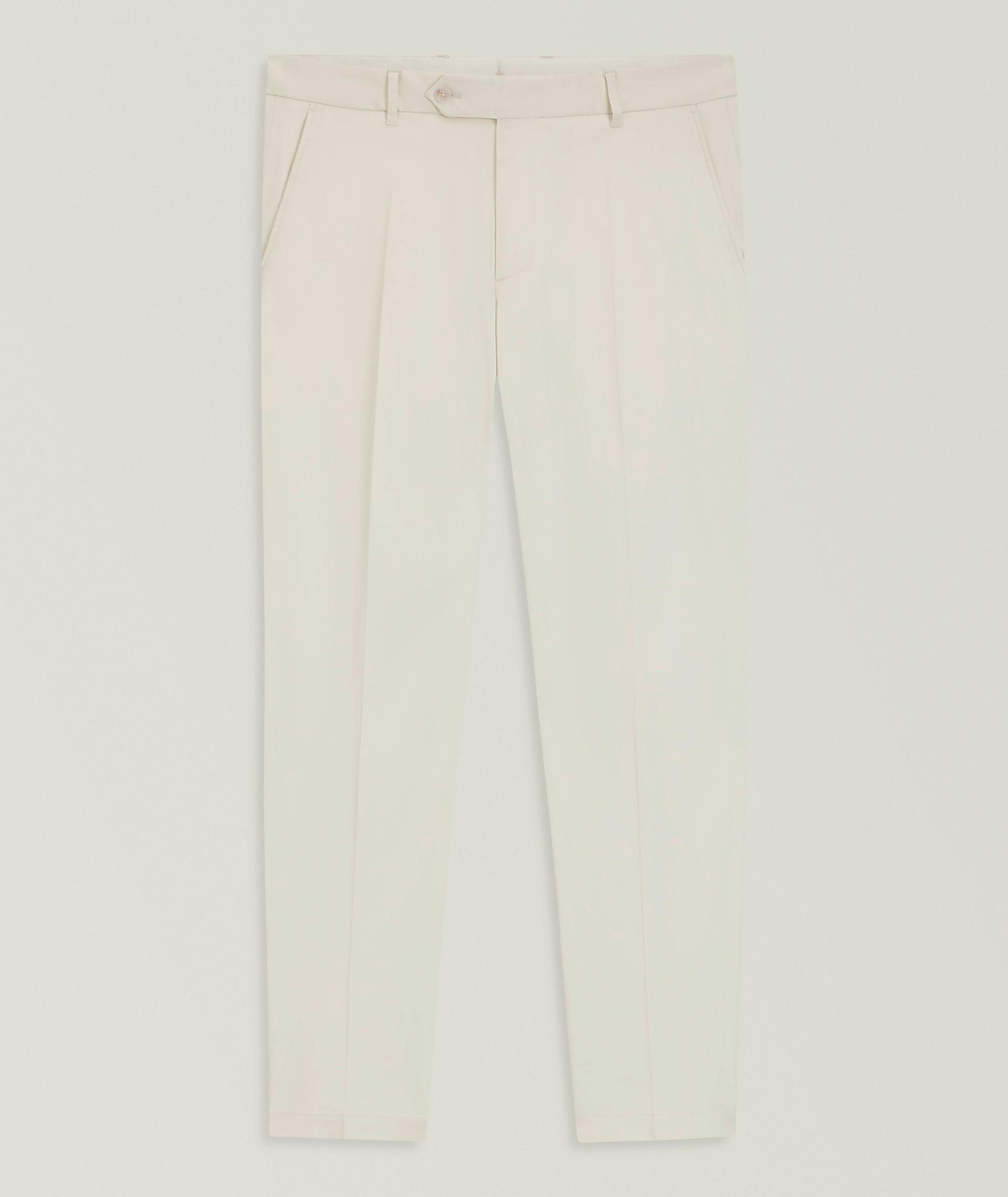 Lyocell-Cotton Tapered Pants image 0