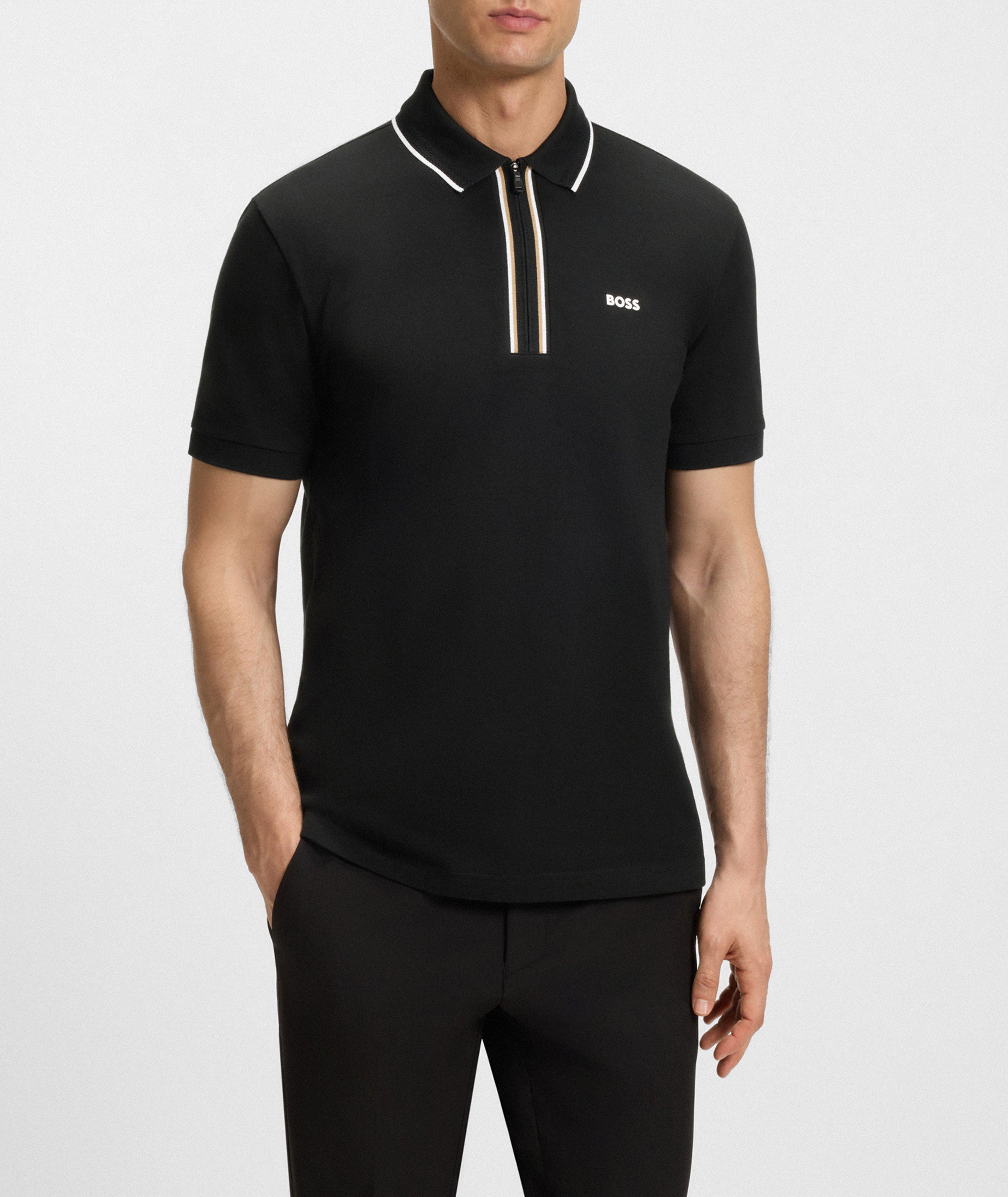 Quick-Dry Cotton Piqué Polo image 1