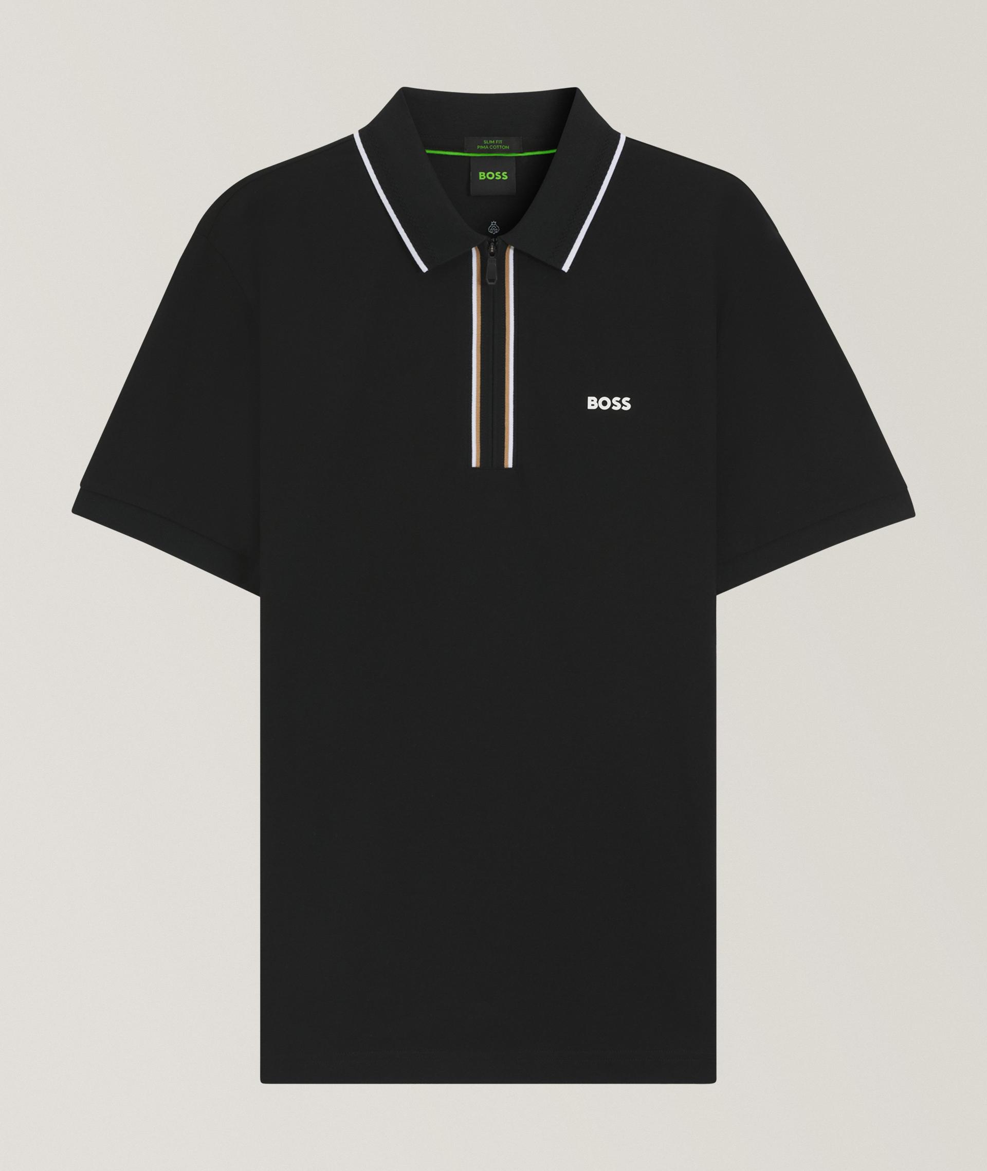 Polo en piqué de coton à séchage rapide image 0