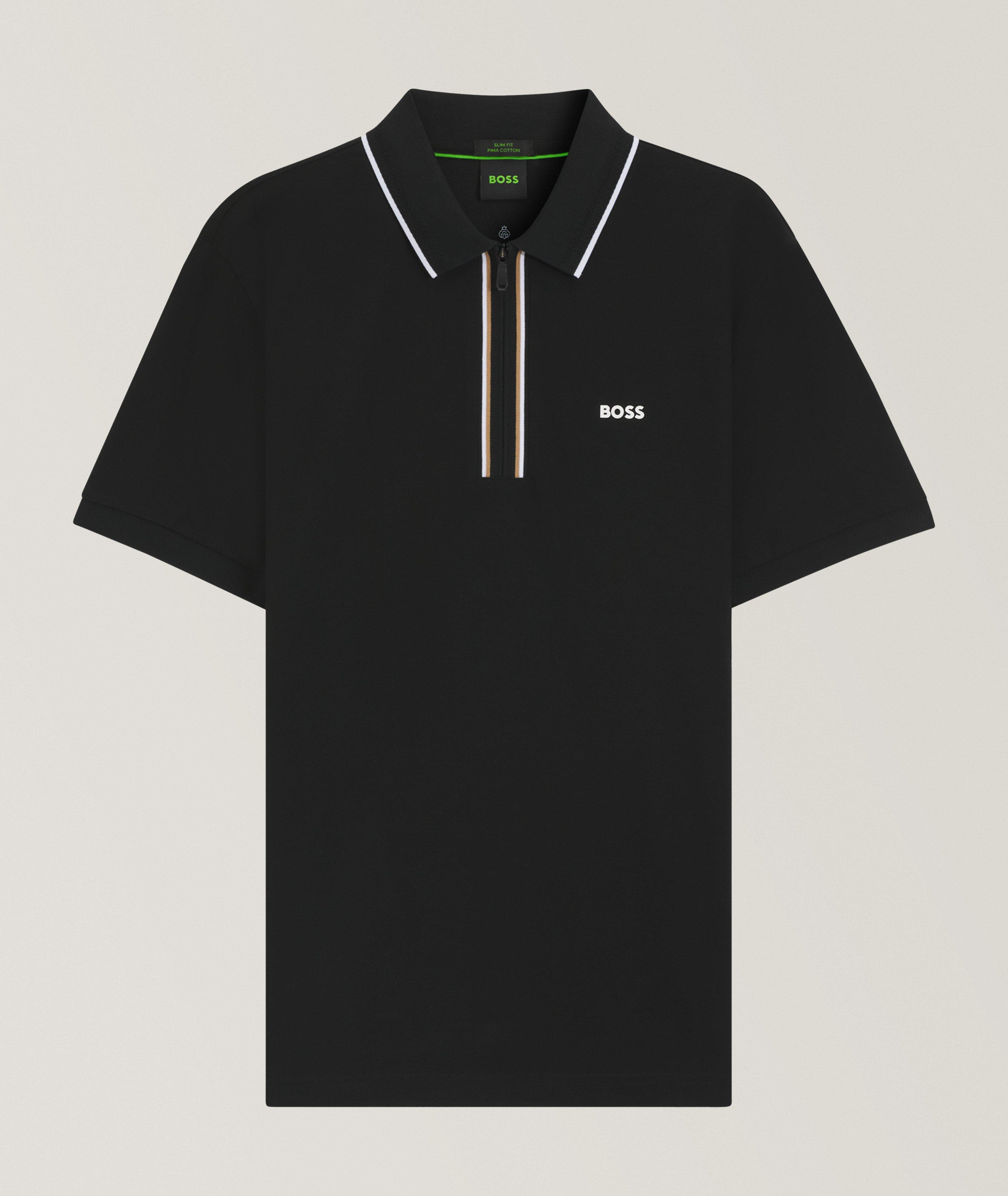 Quick-Dry Cotton Piqué Polo image 0