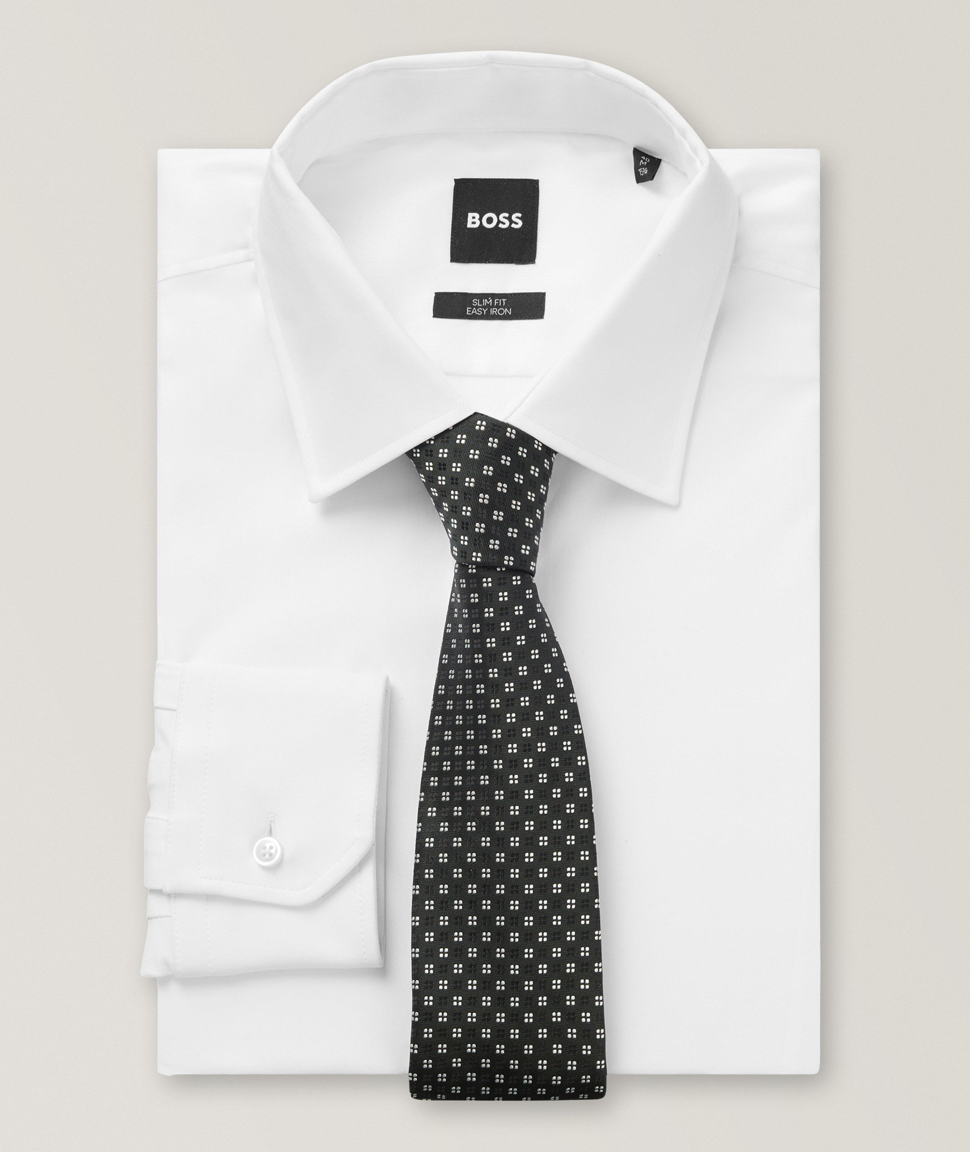 Jacquard Print Silk-Blend Tie image 2