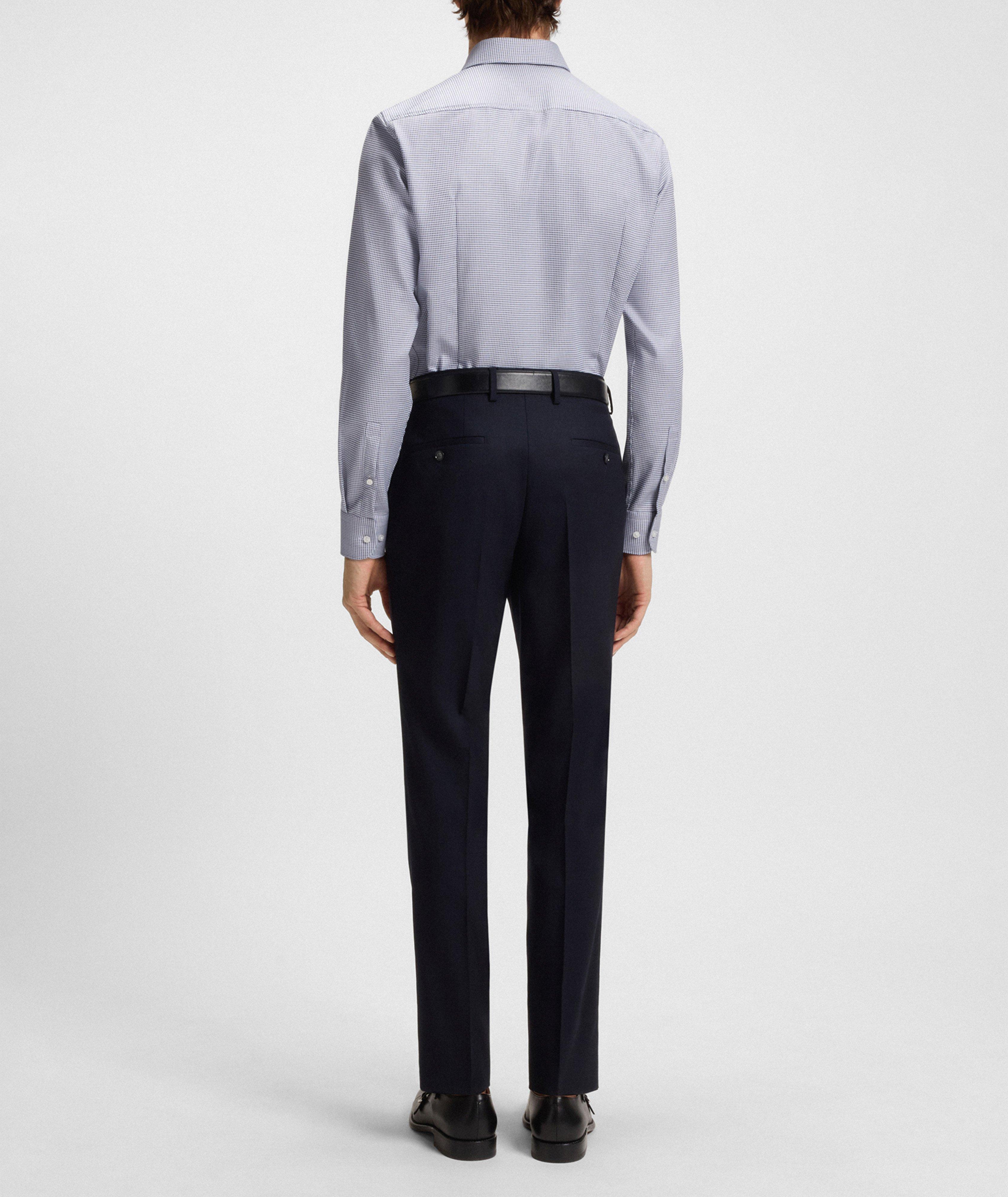 Slim-Fit Printed Cotton Dress Shirt image 2