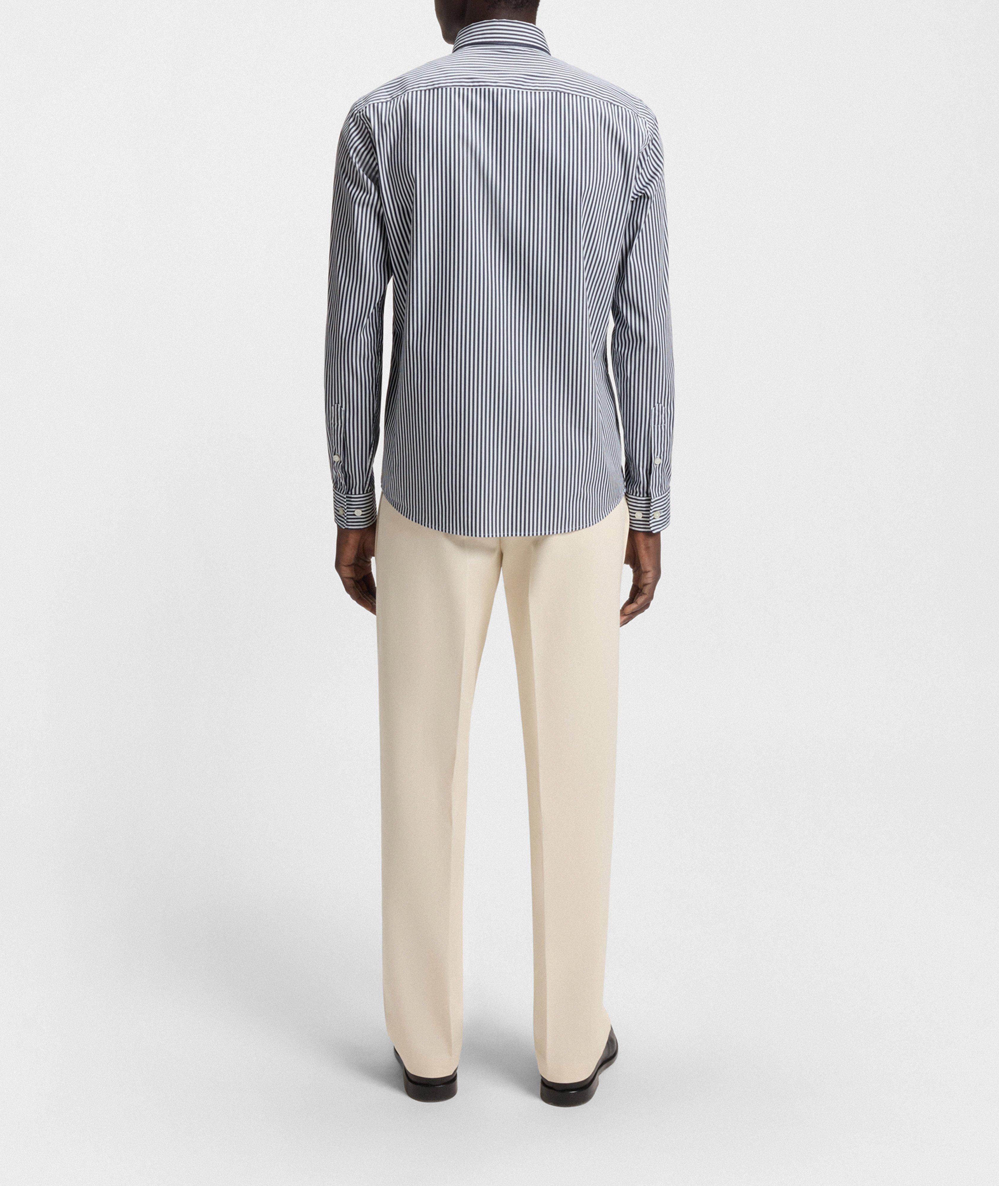 Striped Cotton-Blend Shirt image 2