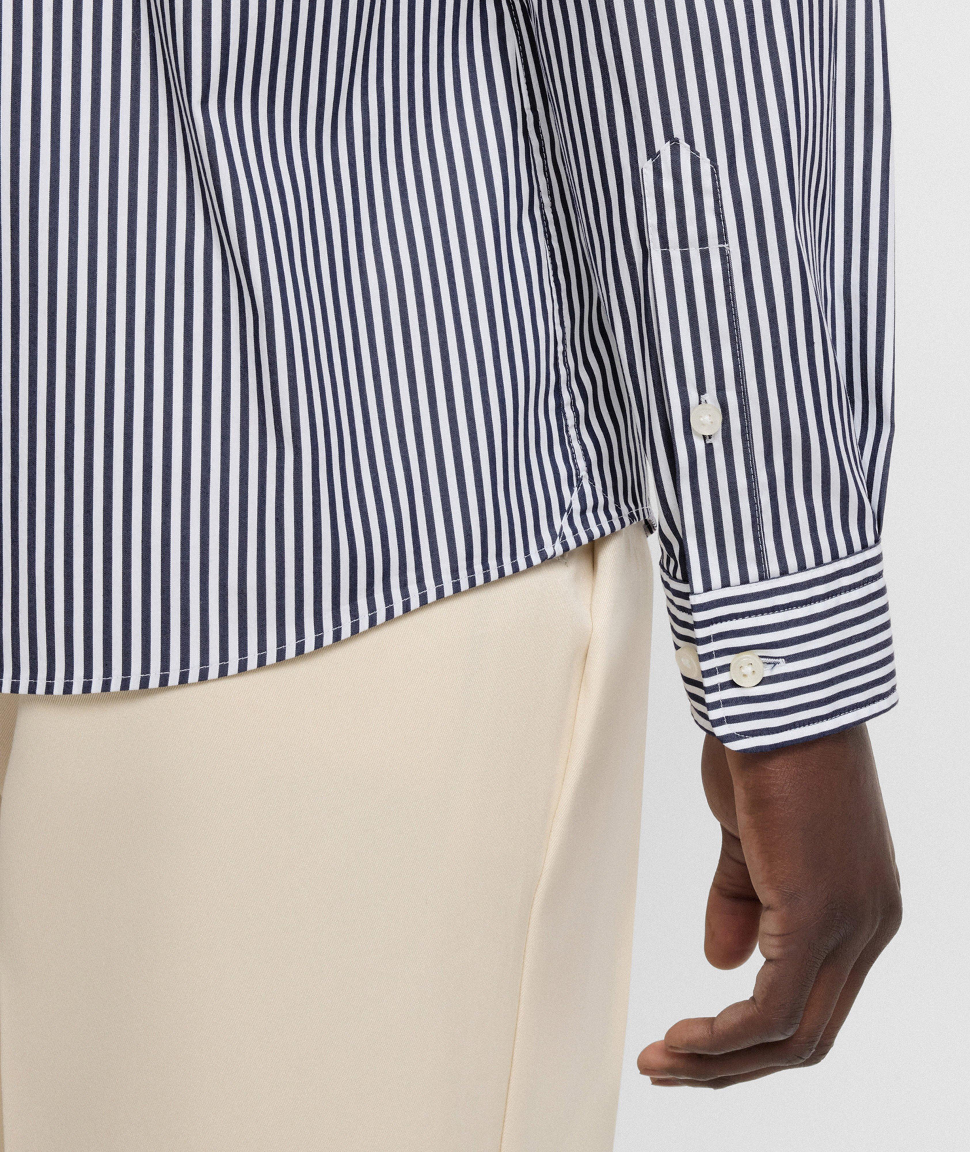 Striped Cotton-Blend Shirt image 4