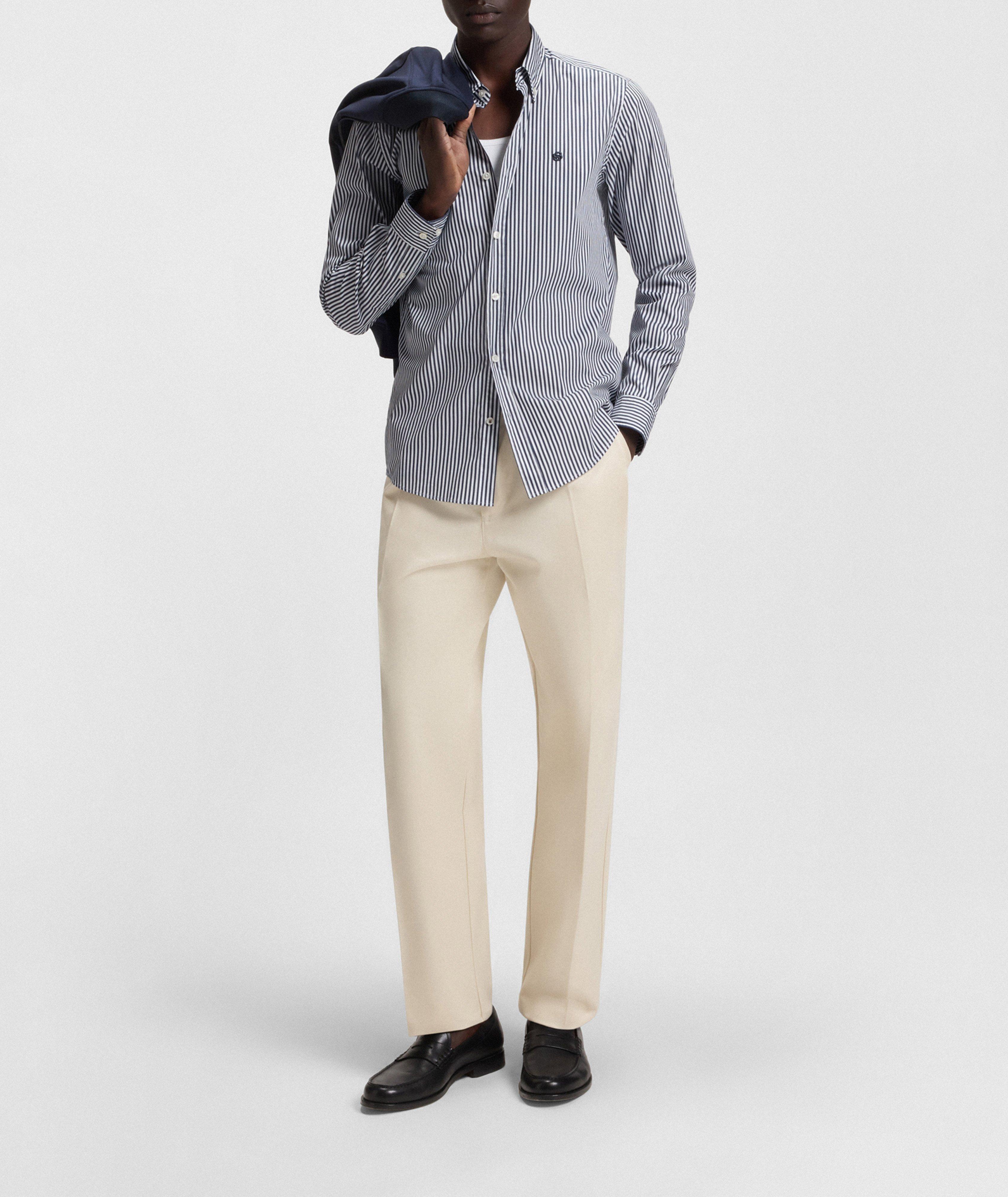 Striped Cotton-Blend Shirt image 5