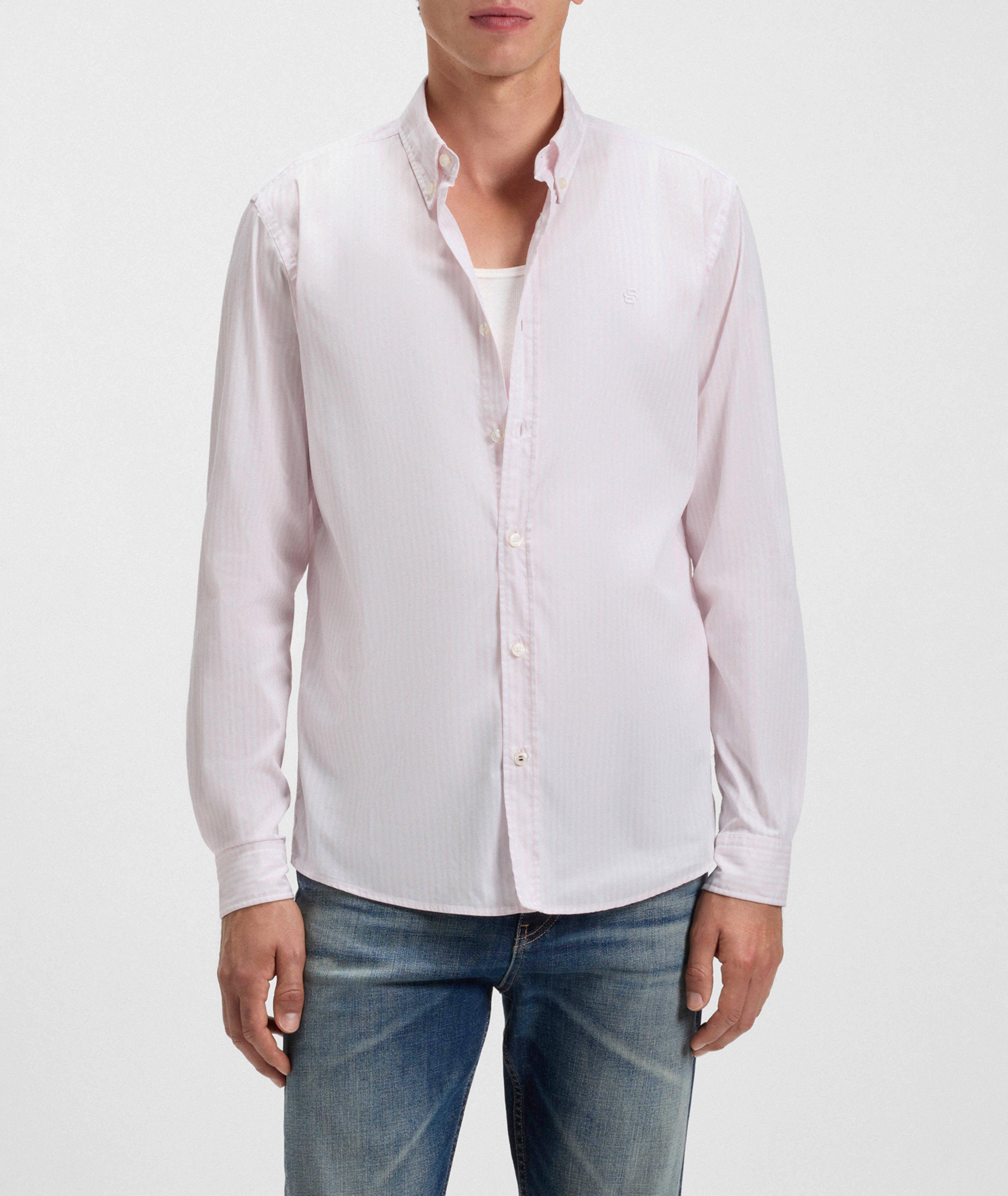 Chemise Roan à rayures de coupe amincie image 1