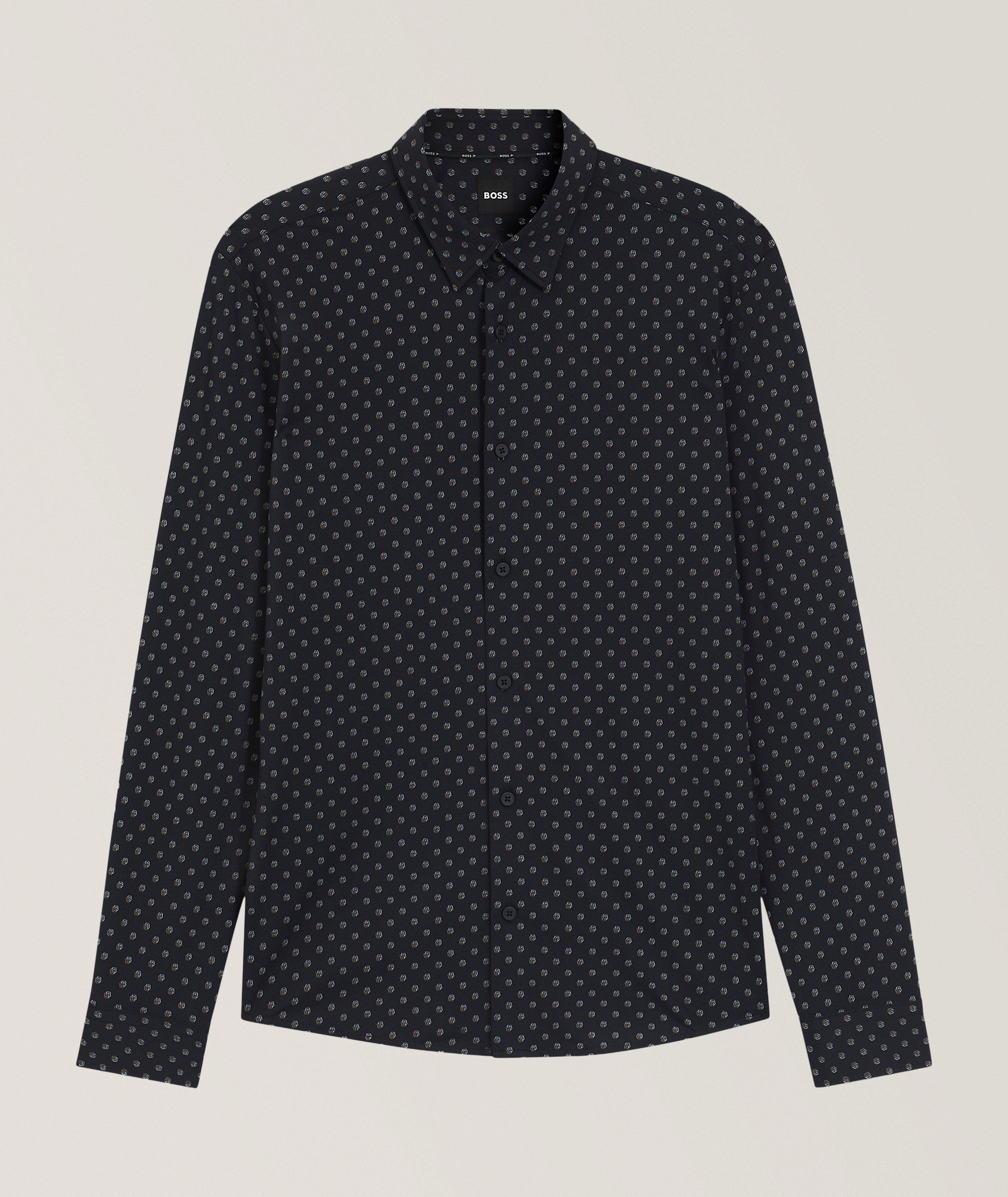 Roan Neat Performance-Stretch Dress Shirt image 0