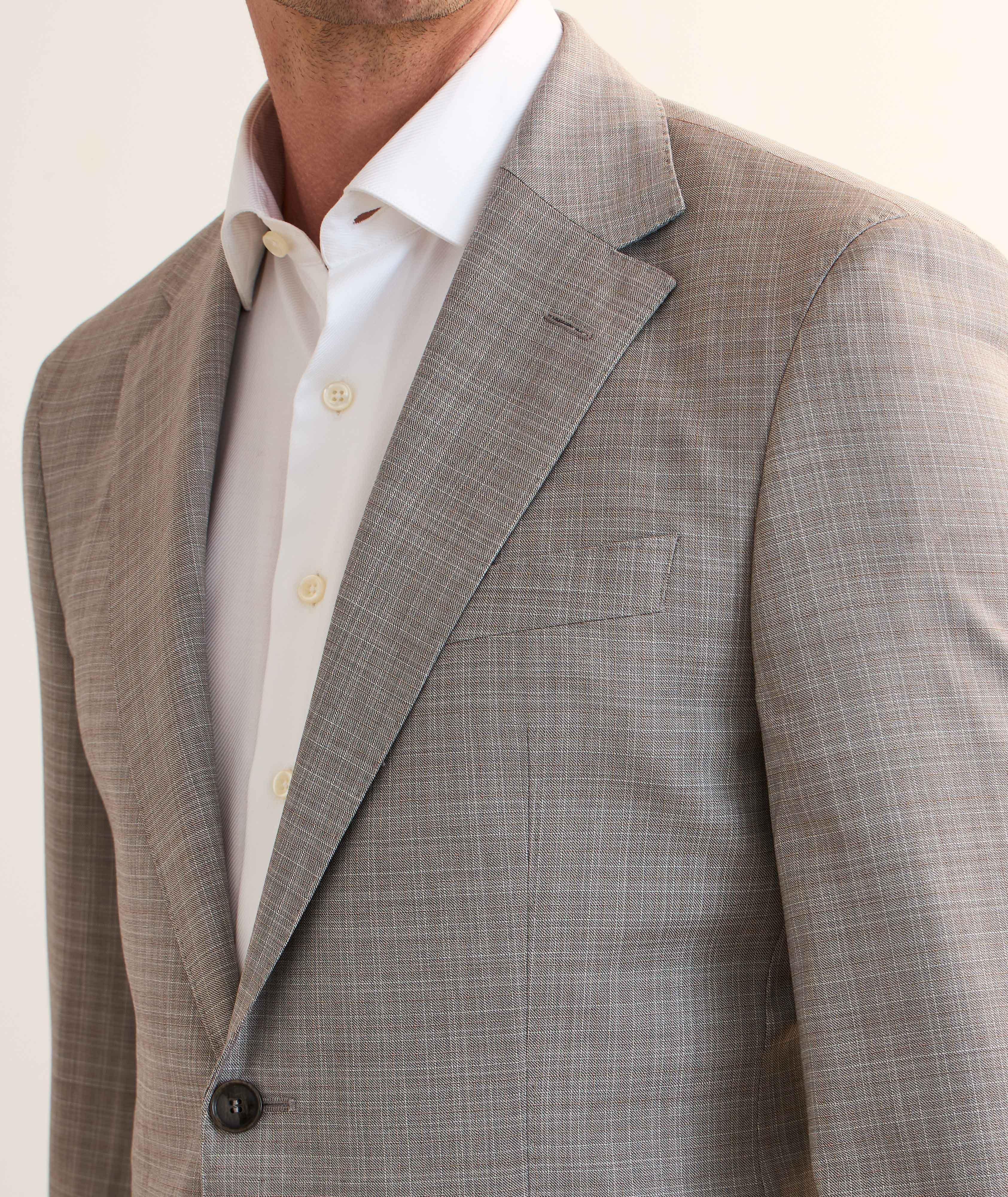 Jarrod Checked Virgin Wool Suit image 3