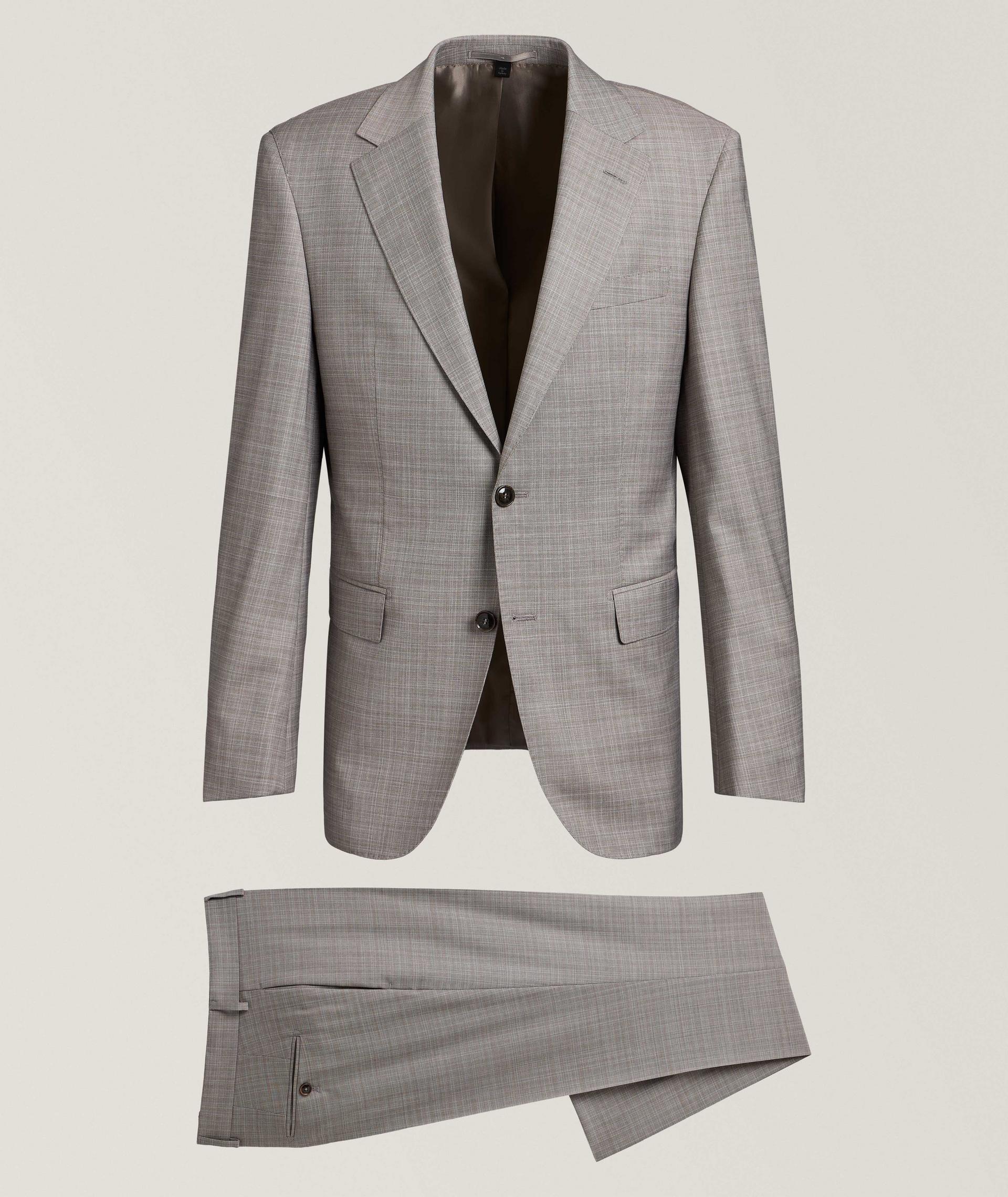 Jarrod Checked Virgin Wool Suit image 0