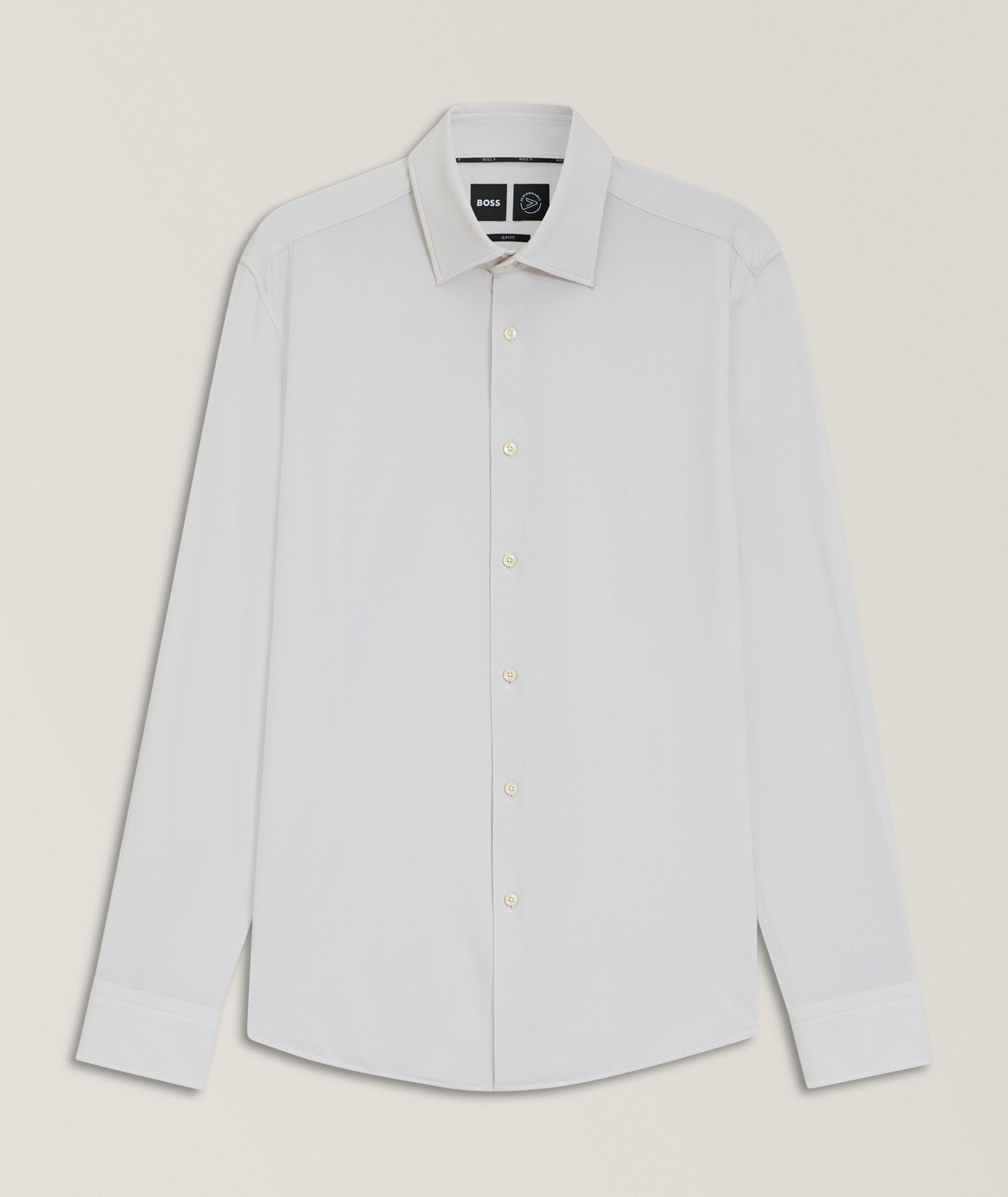 Slim-Fit Performance-Stretch Dress Shirt image 0