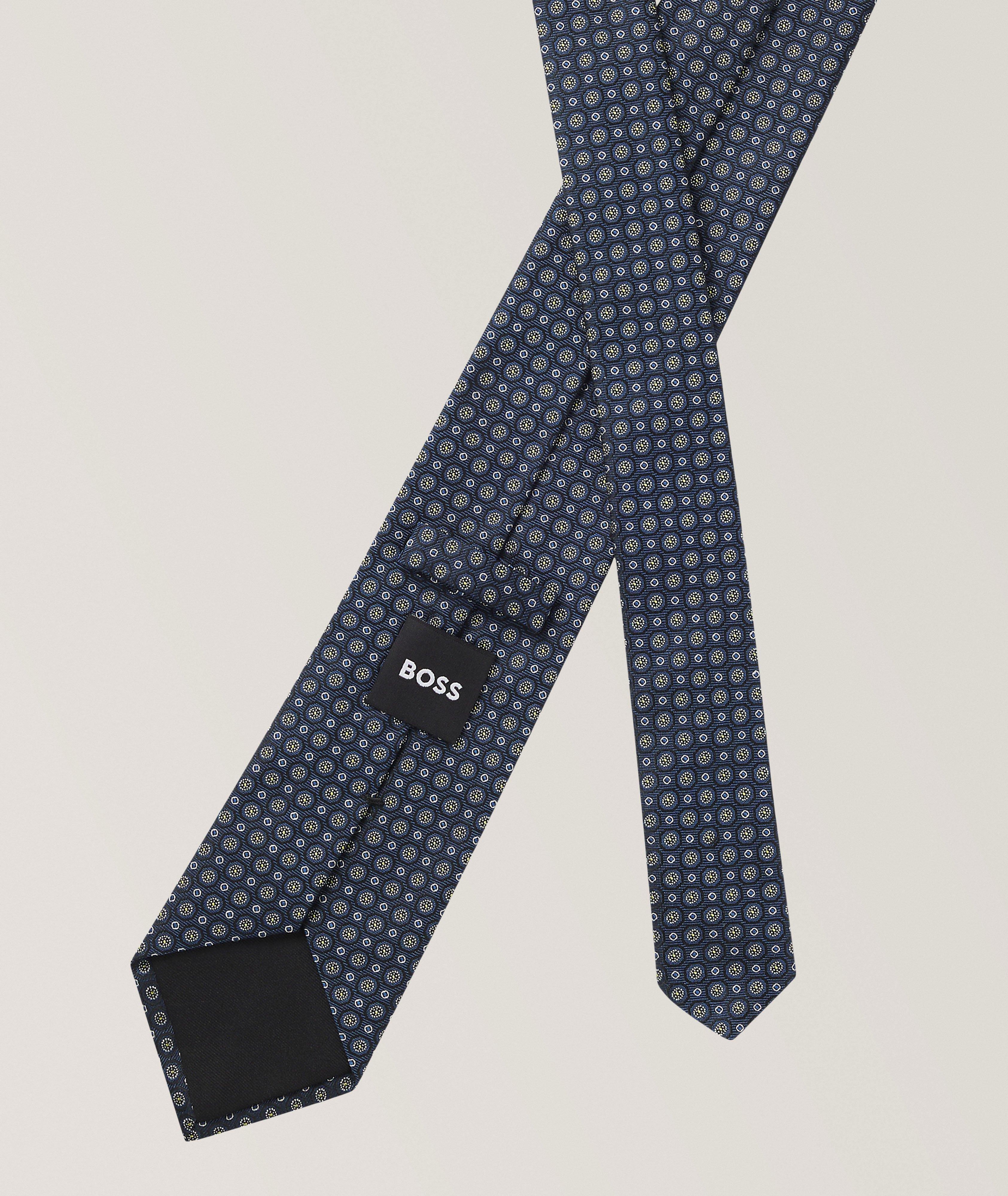 Dot-Print Silk-Blend Tie  image 1