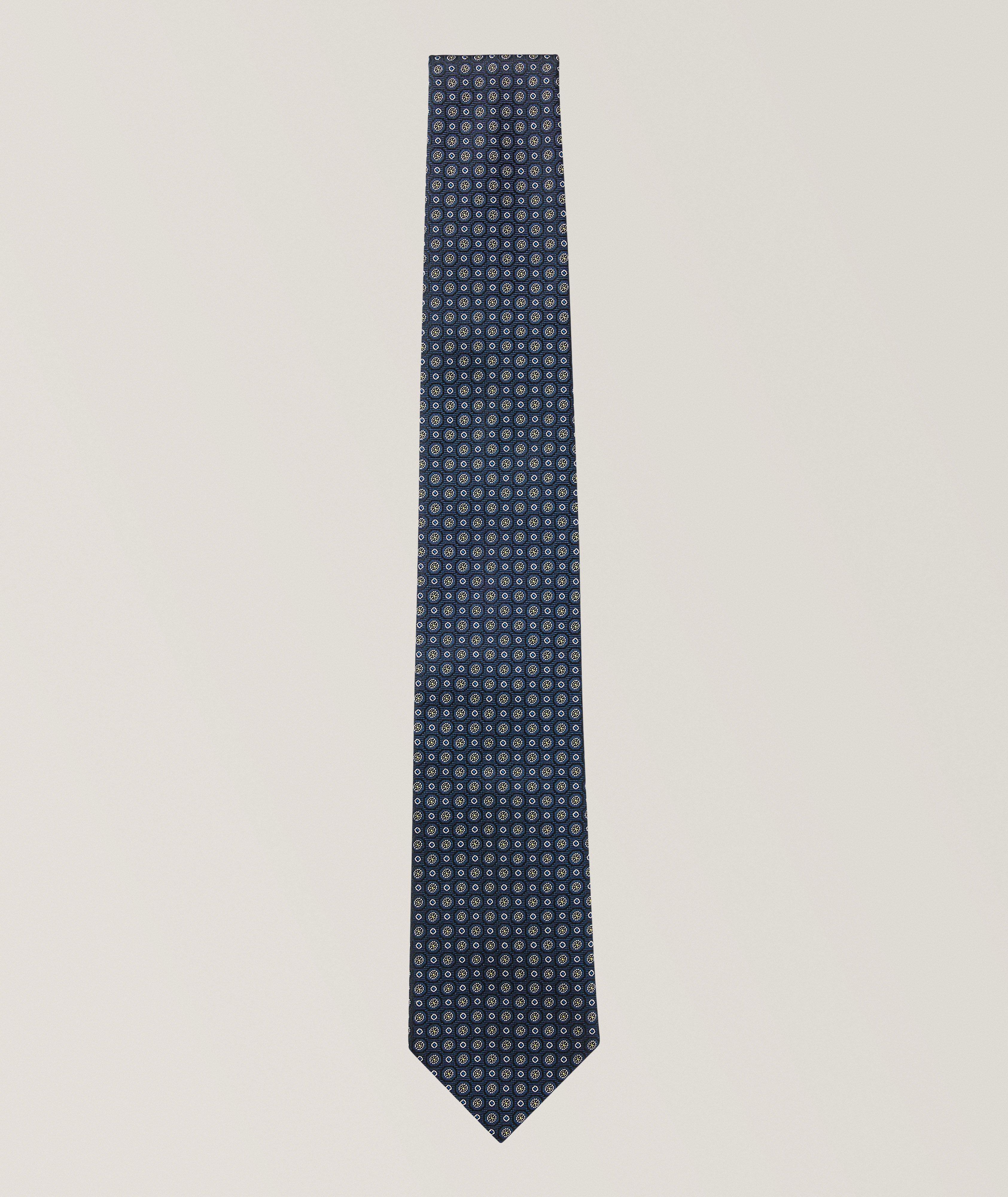Dot-Print Silk-Blend Tie  image 0