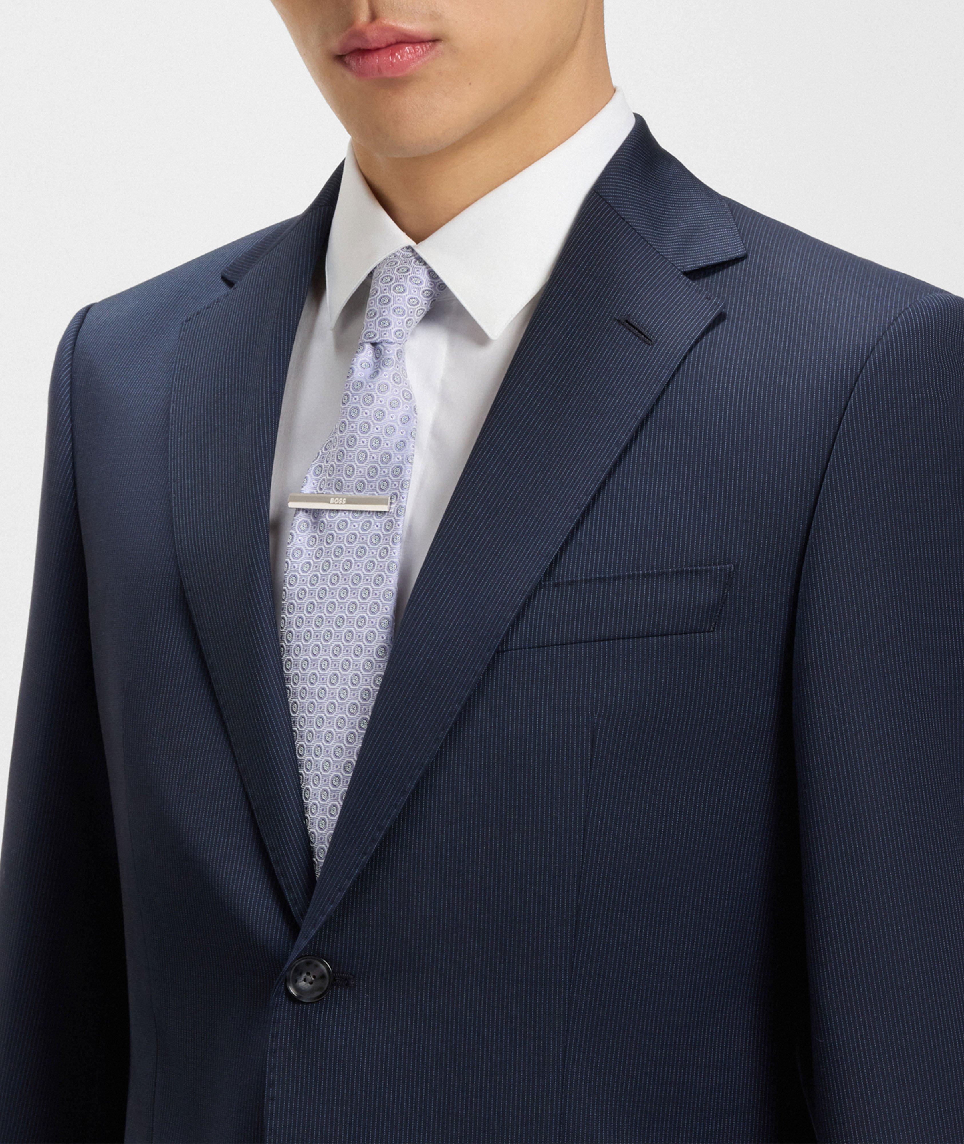 Jacquard Neat Silk-Blend Tie image 2
