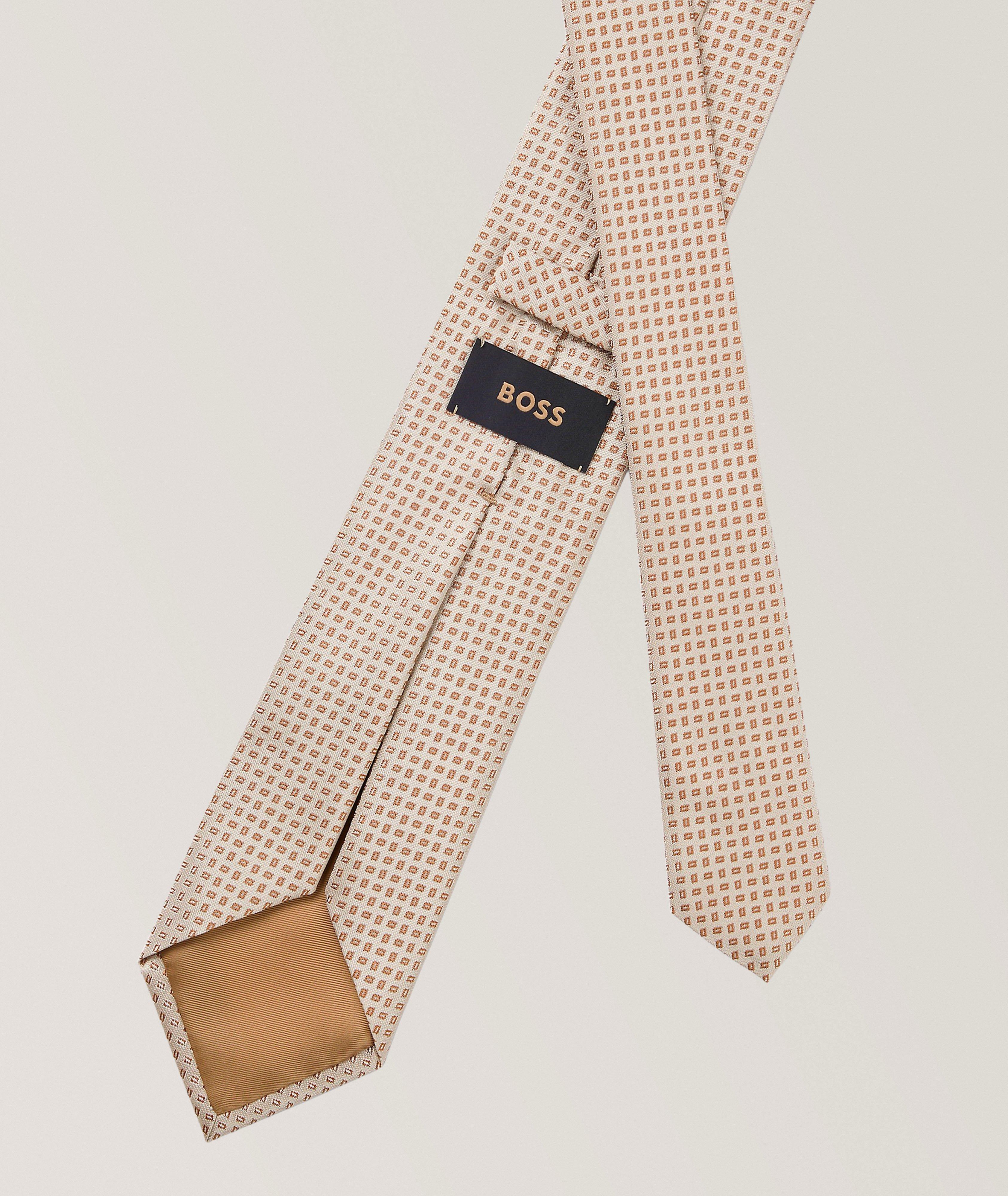 Neat Jacquard Silk Tie image 1