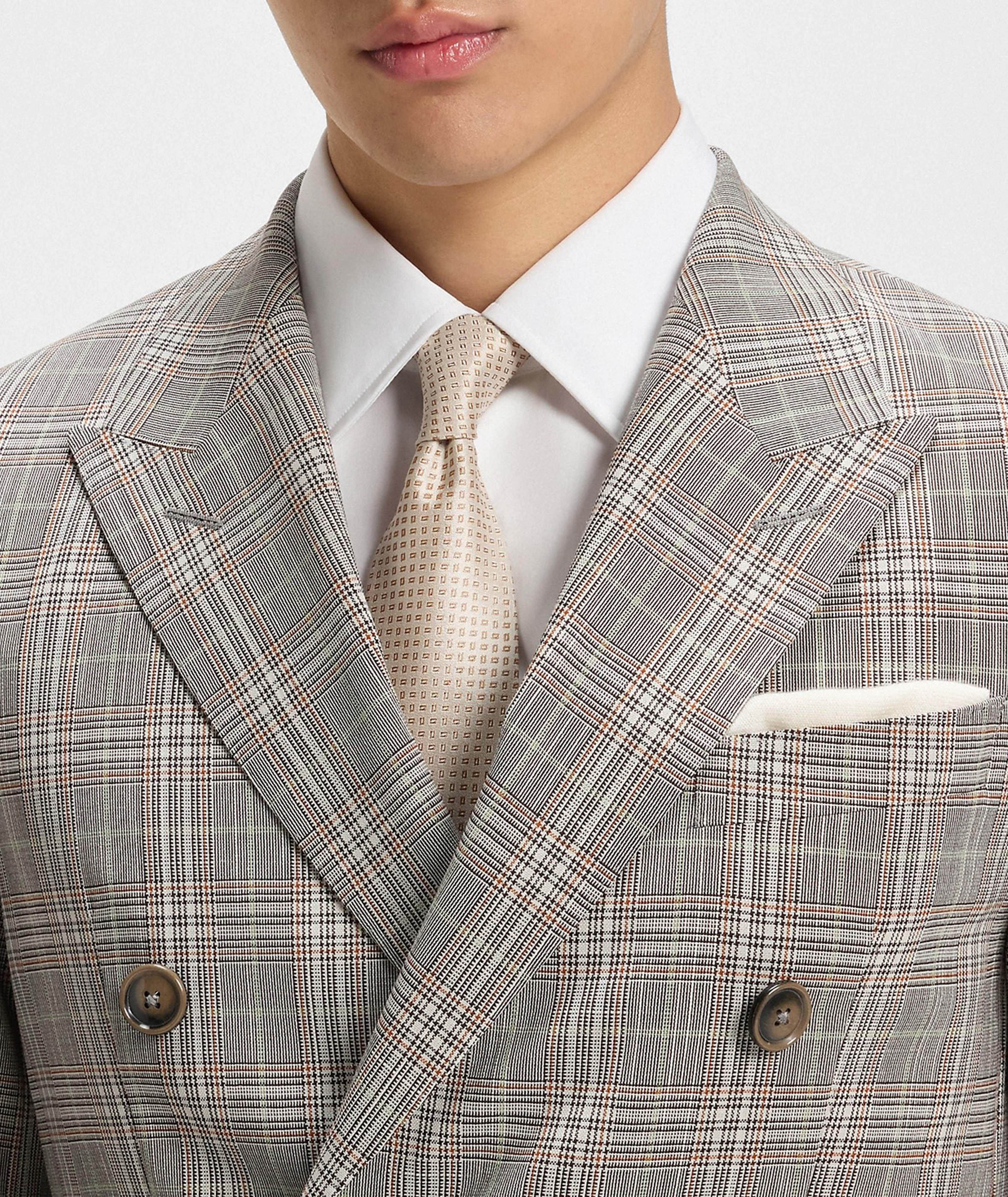 Neat Jacquard Silk Tie image 3