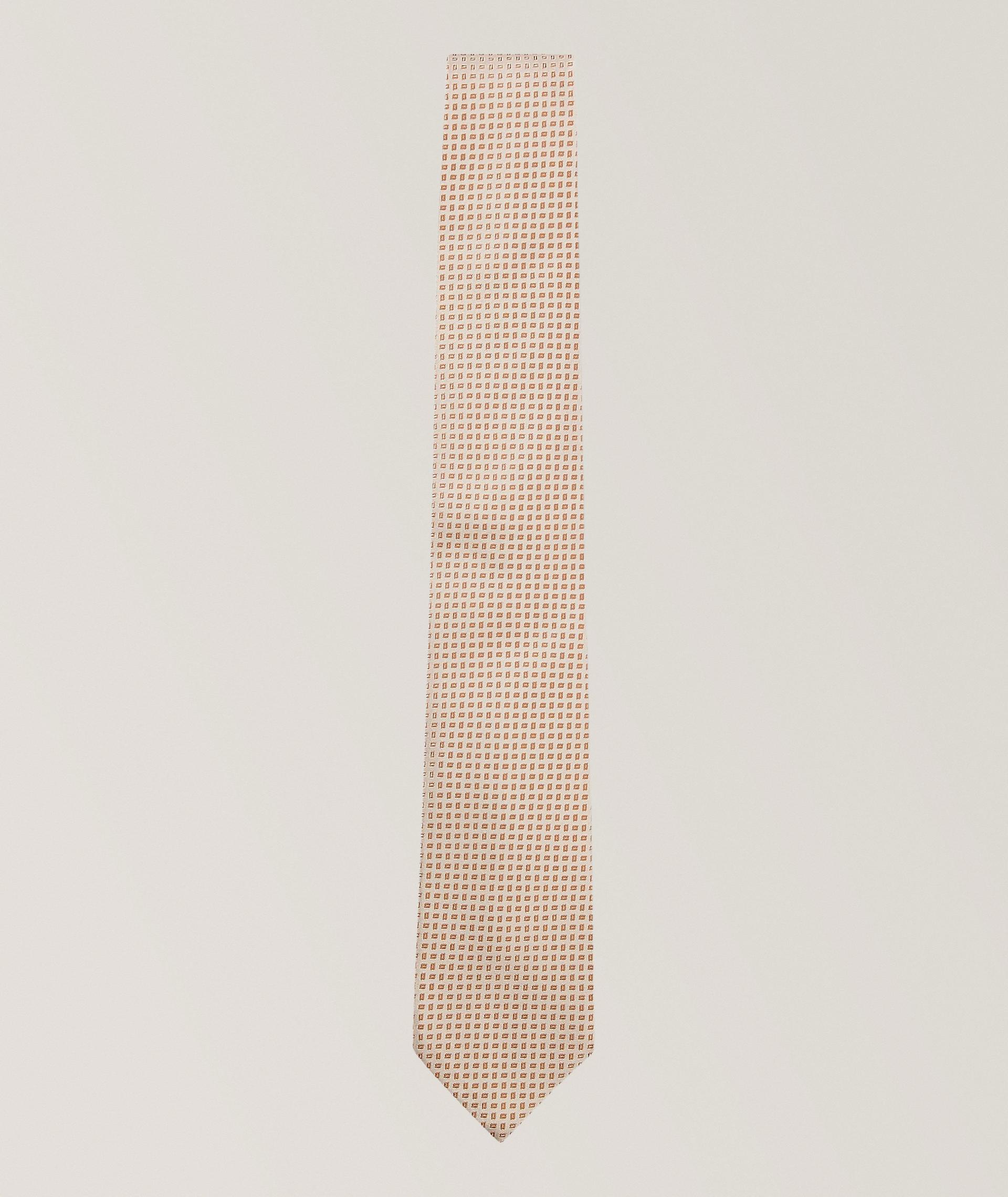 Neat Jacquard Silk Tie image 0