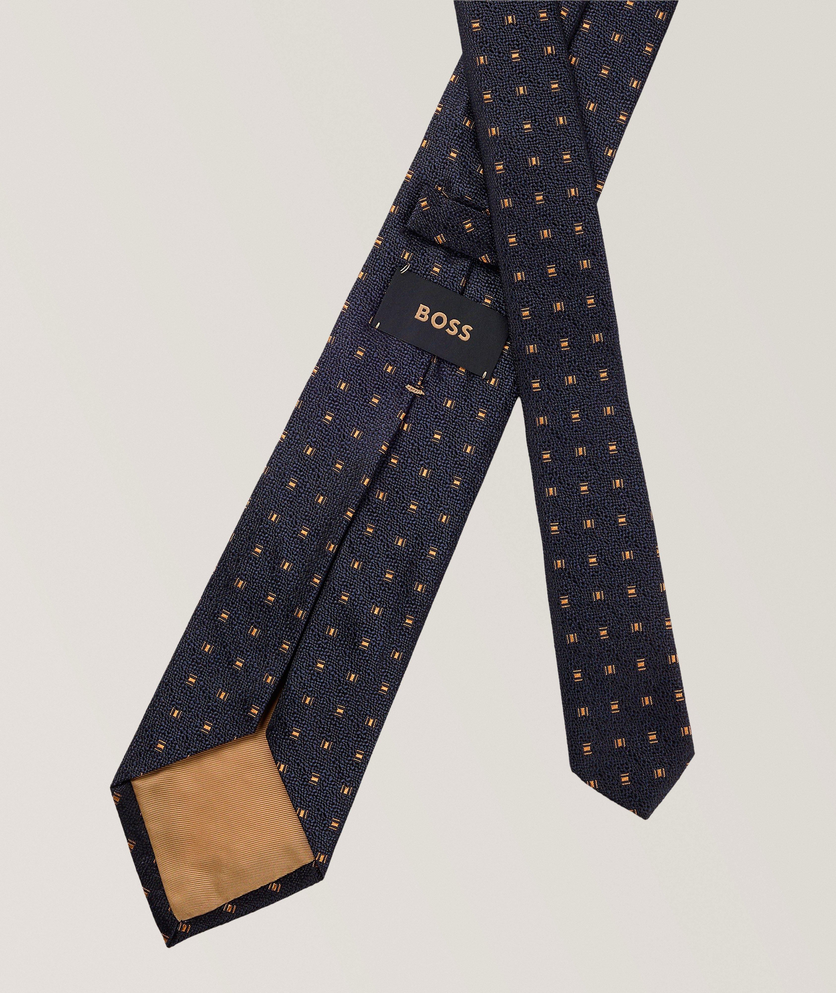 Neat Jacquard Silk Tie image 1