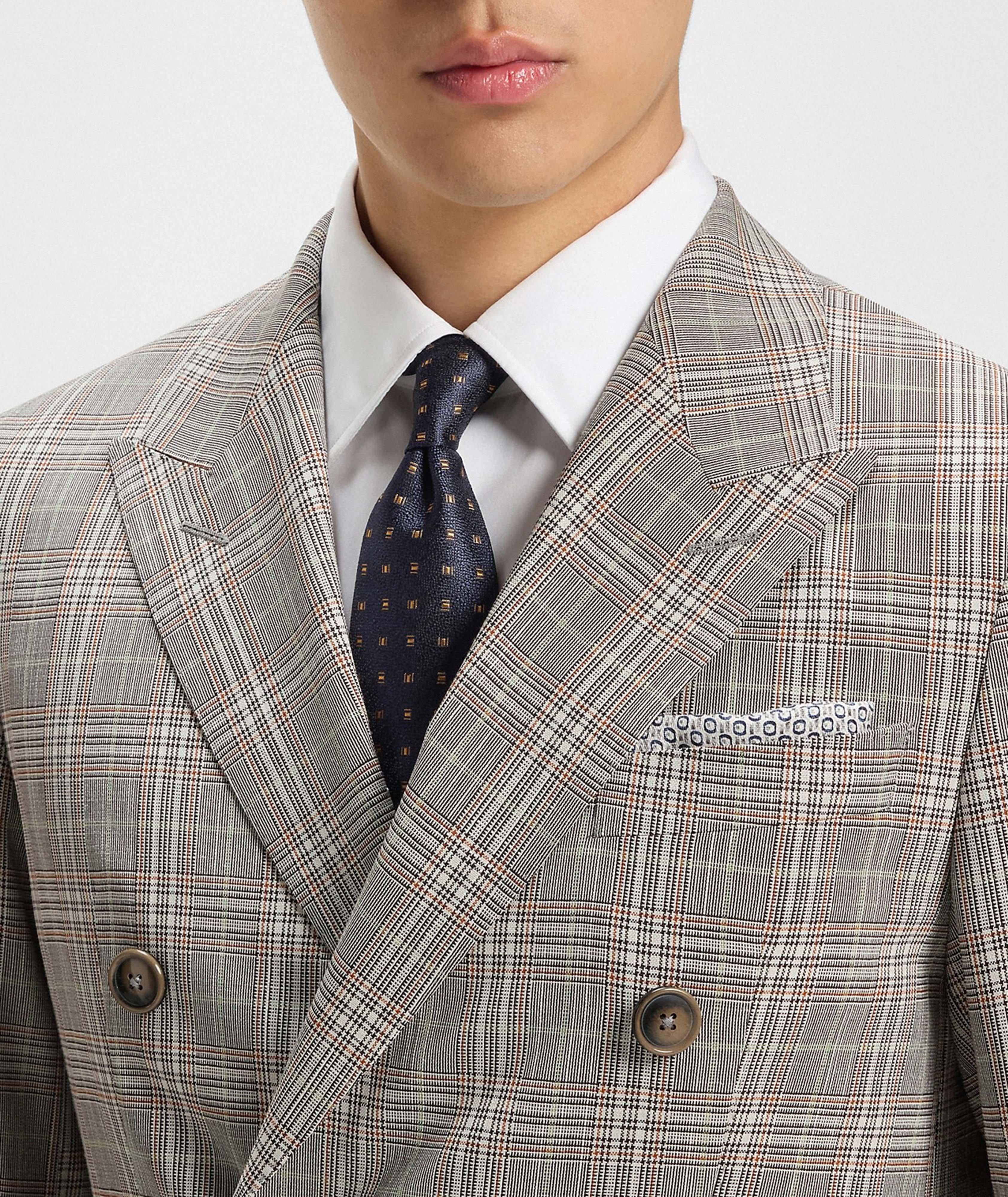 Neat Jacquard Silk Tie image 3