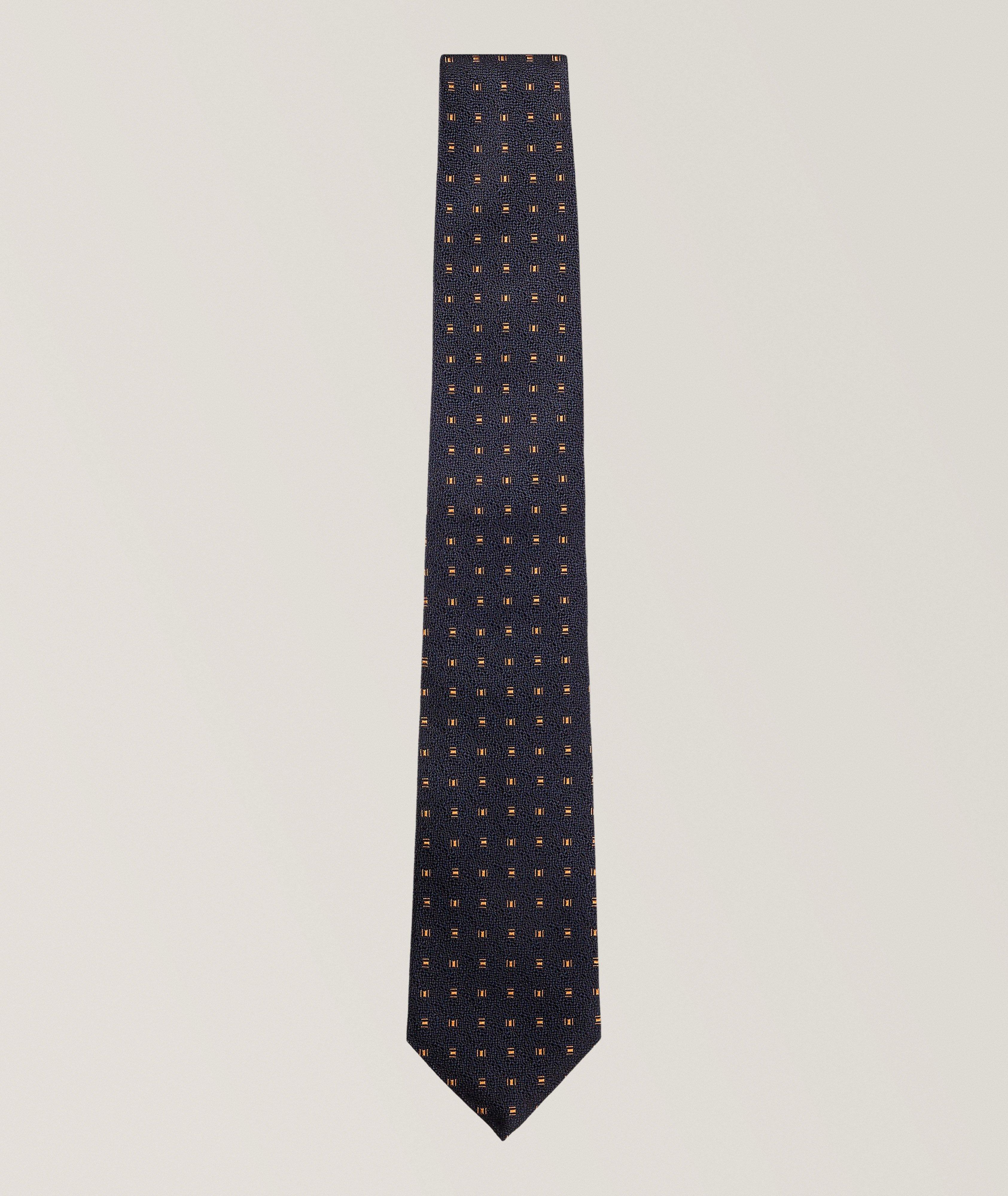 Neat Jacquard Silk Tie image 0