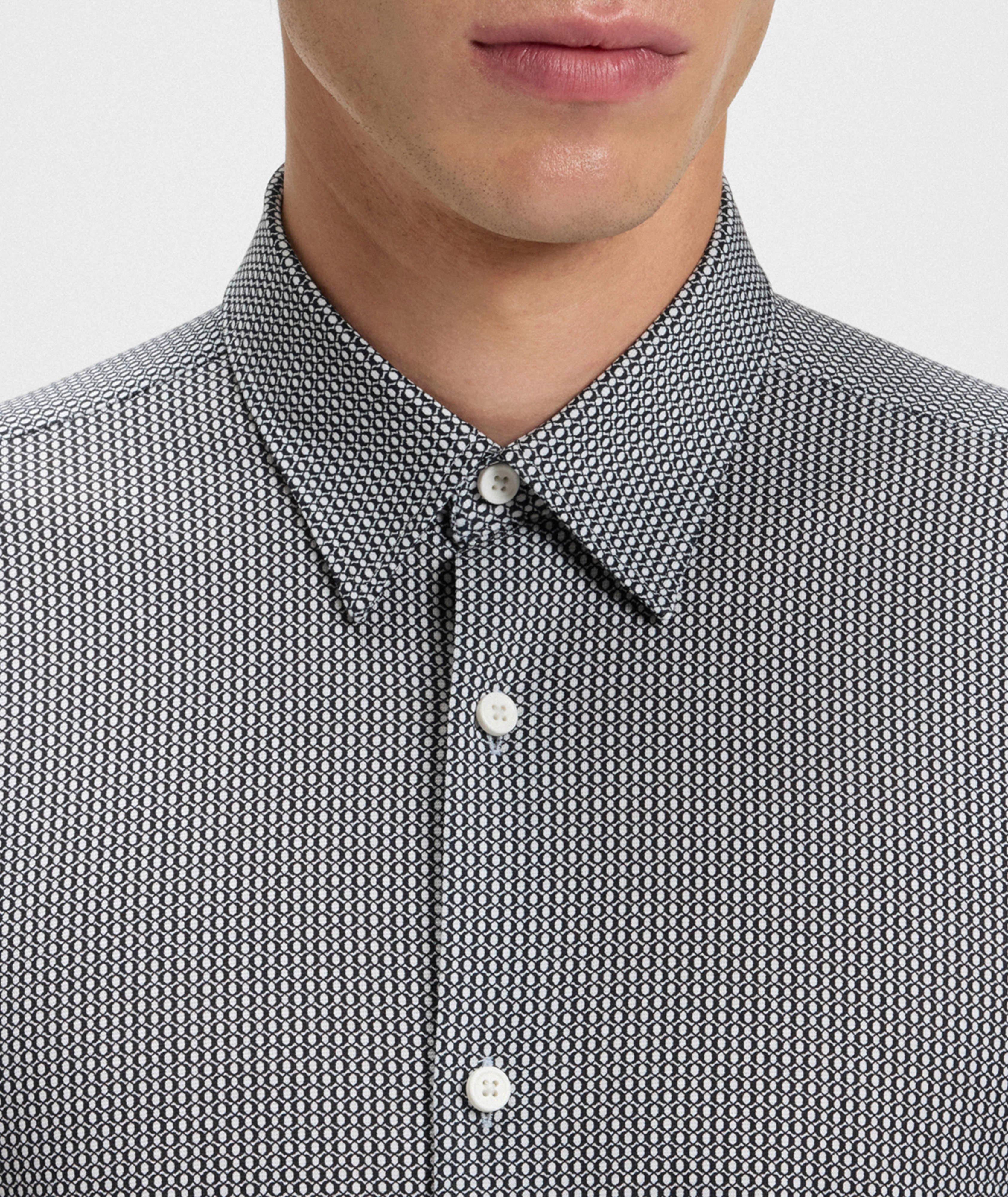 Roan Neat-Print Flex-Weave Shirt image 3