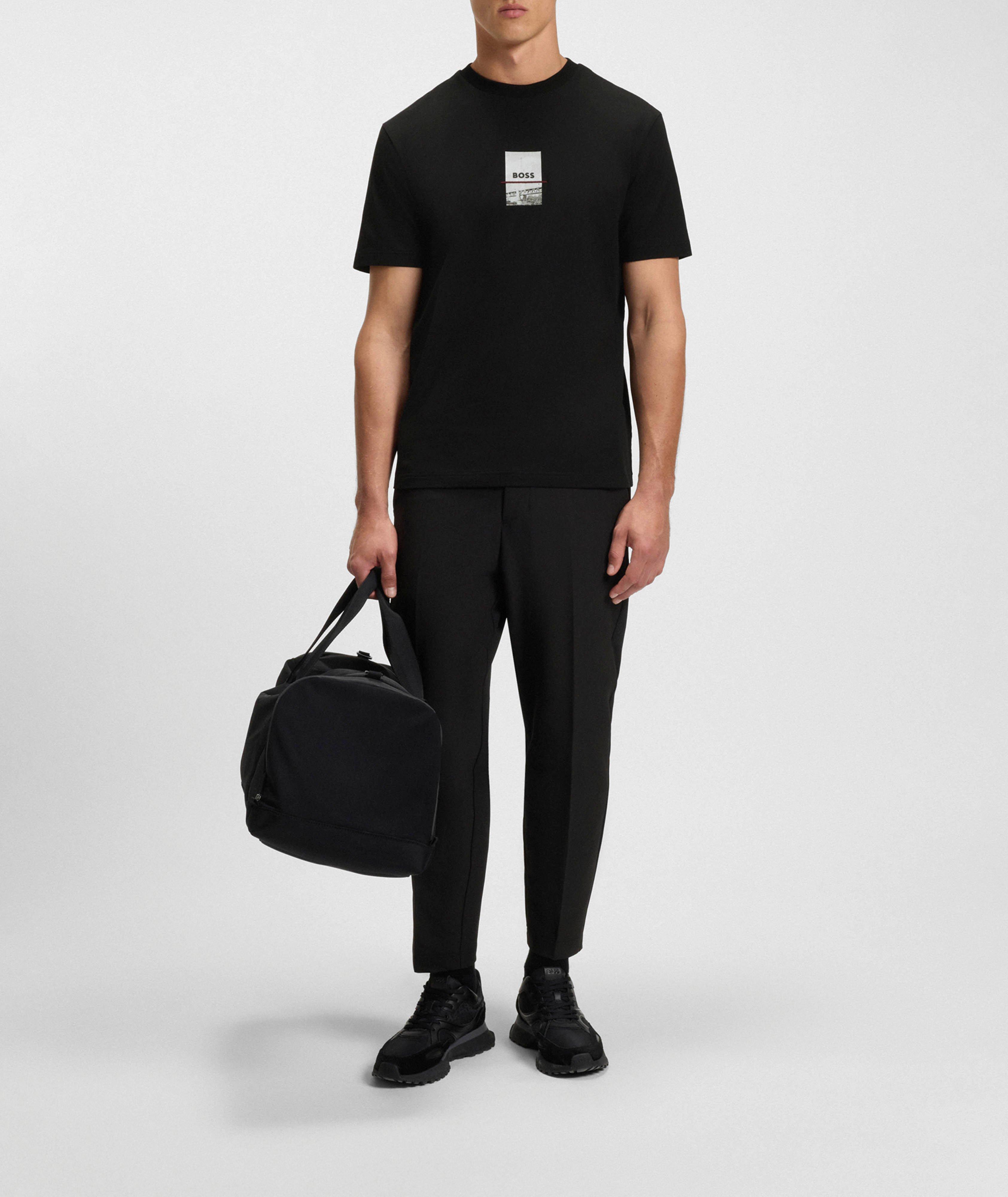 T-shirt en coton extensible avec photographie image 3