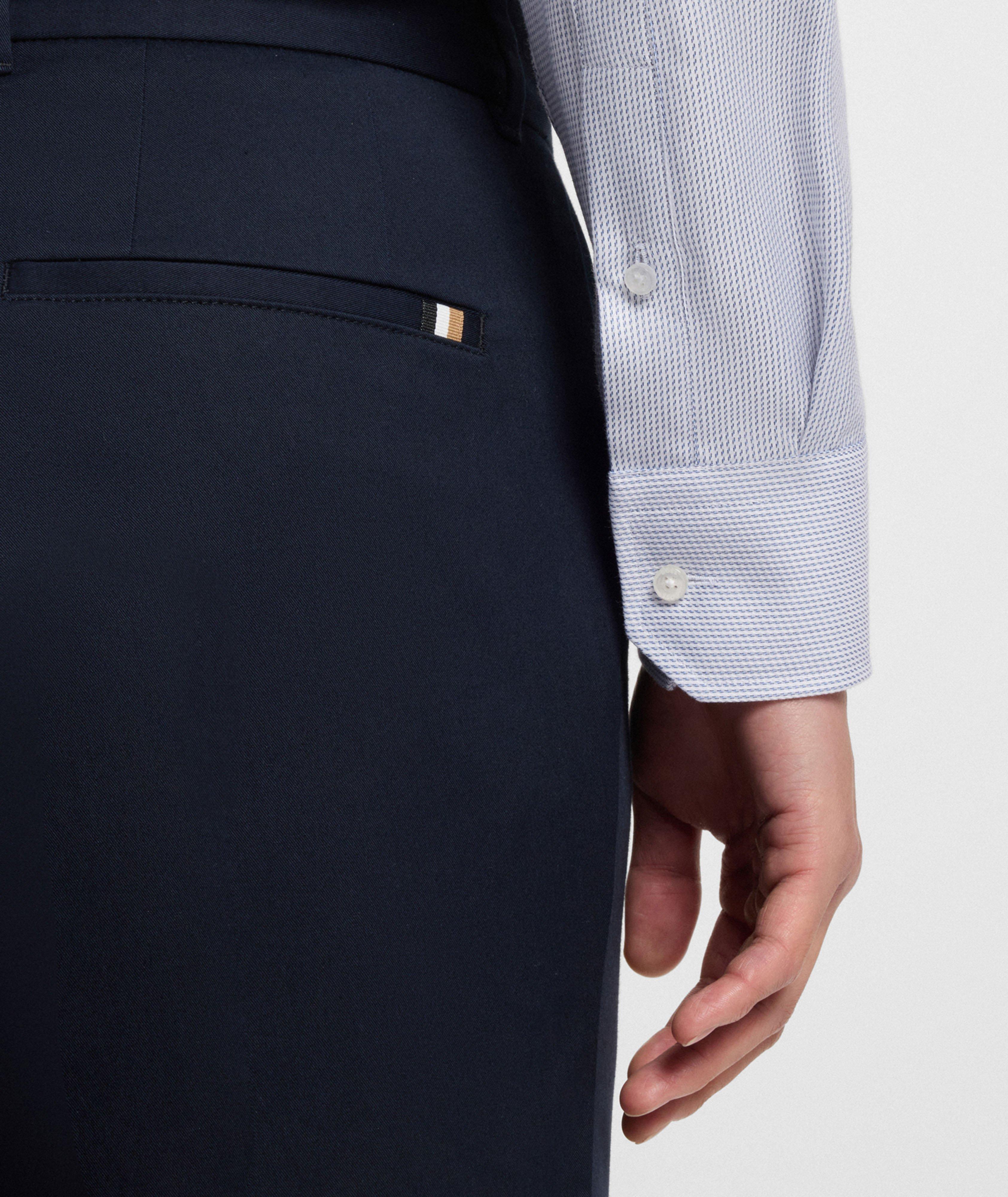 Wrinkle-Resistant Cotton Dobby Dress Shirt image 4