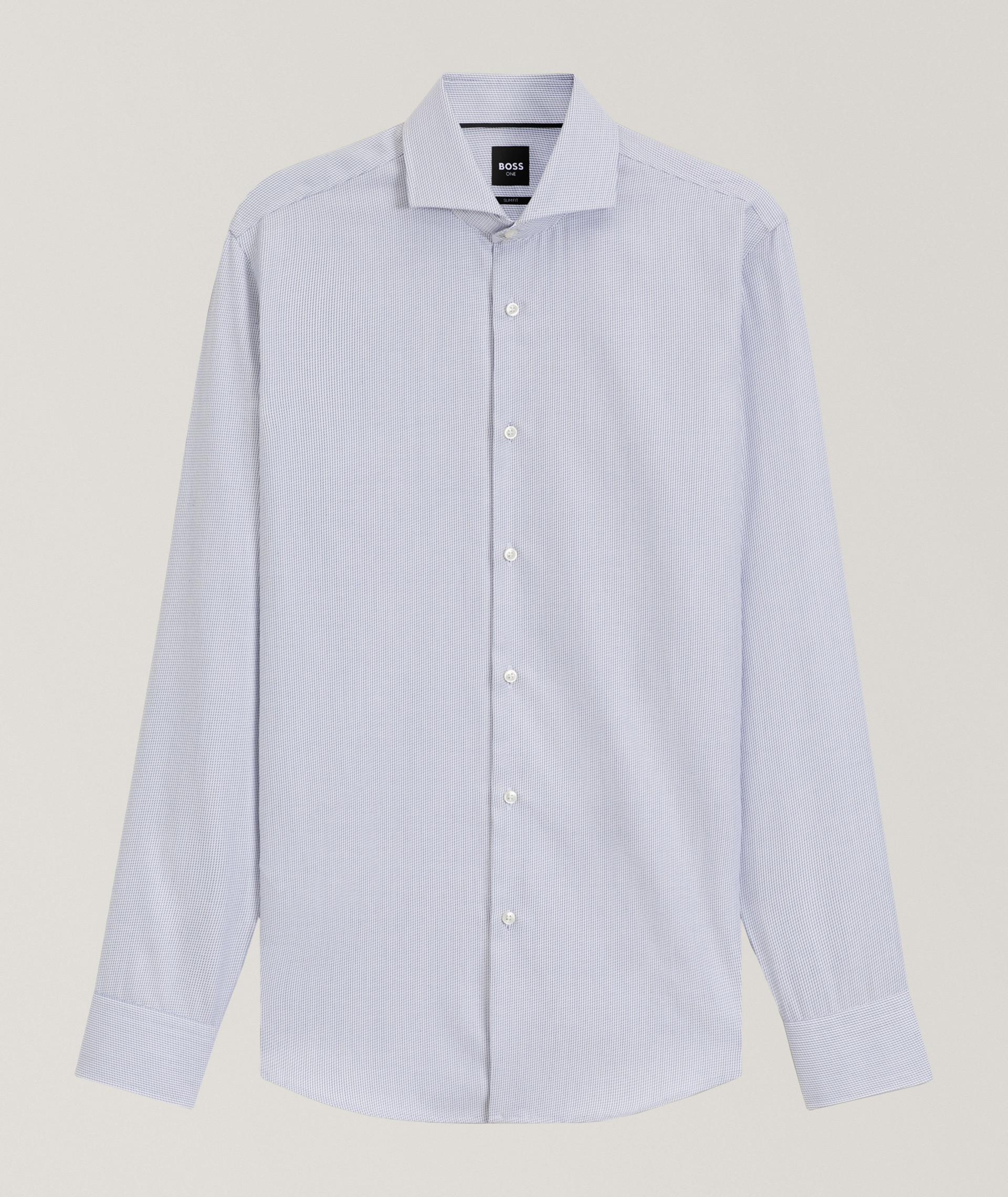 Wrinkle-Resistant Cotton Dobby Dress Shirt image 0