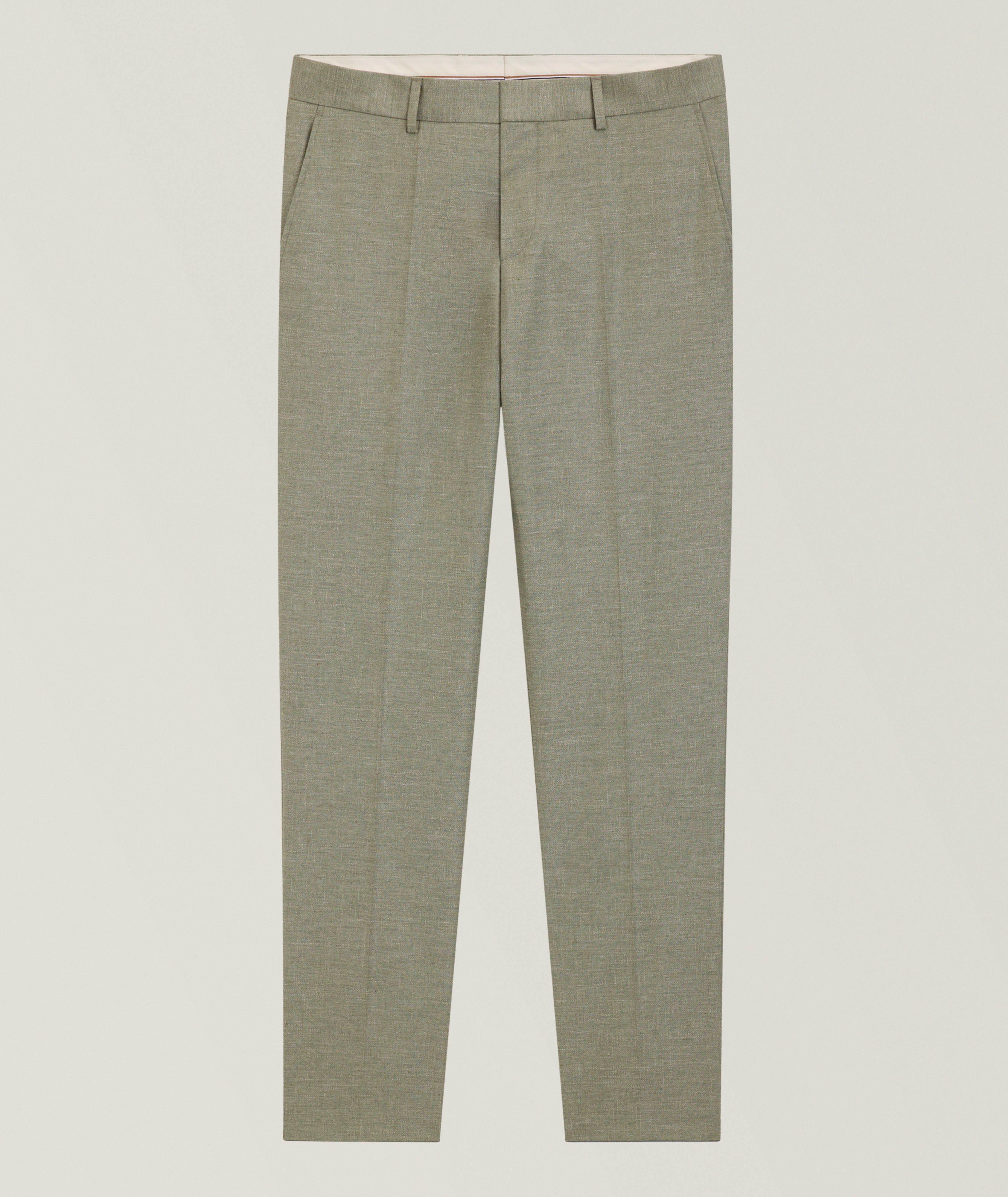 BOSS Genius Slim-Fit Wool-Blend Pants 