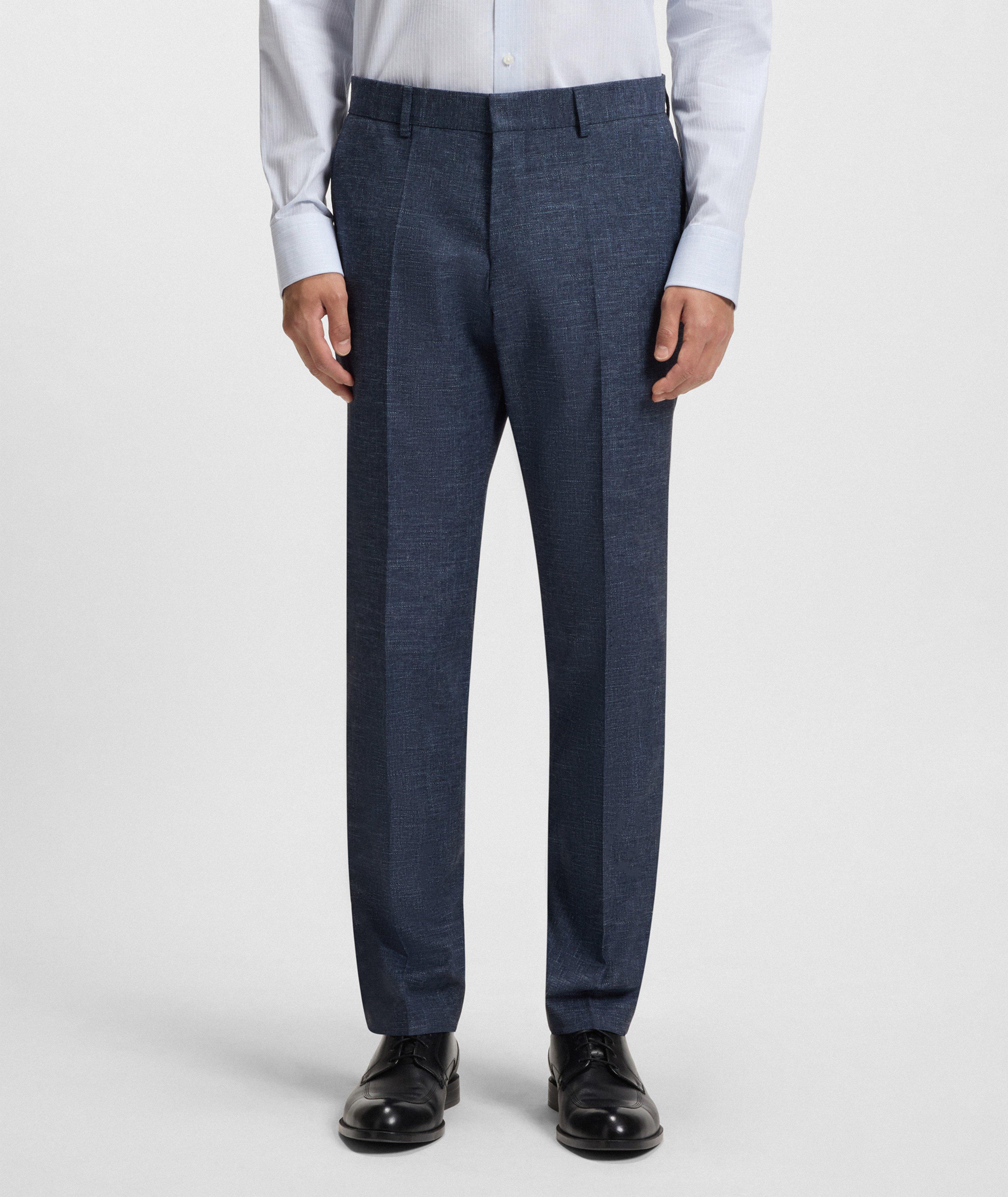 Slim-Fit Stretch-Wool Pants image 2