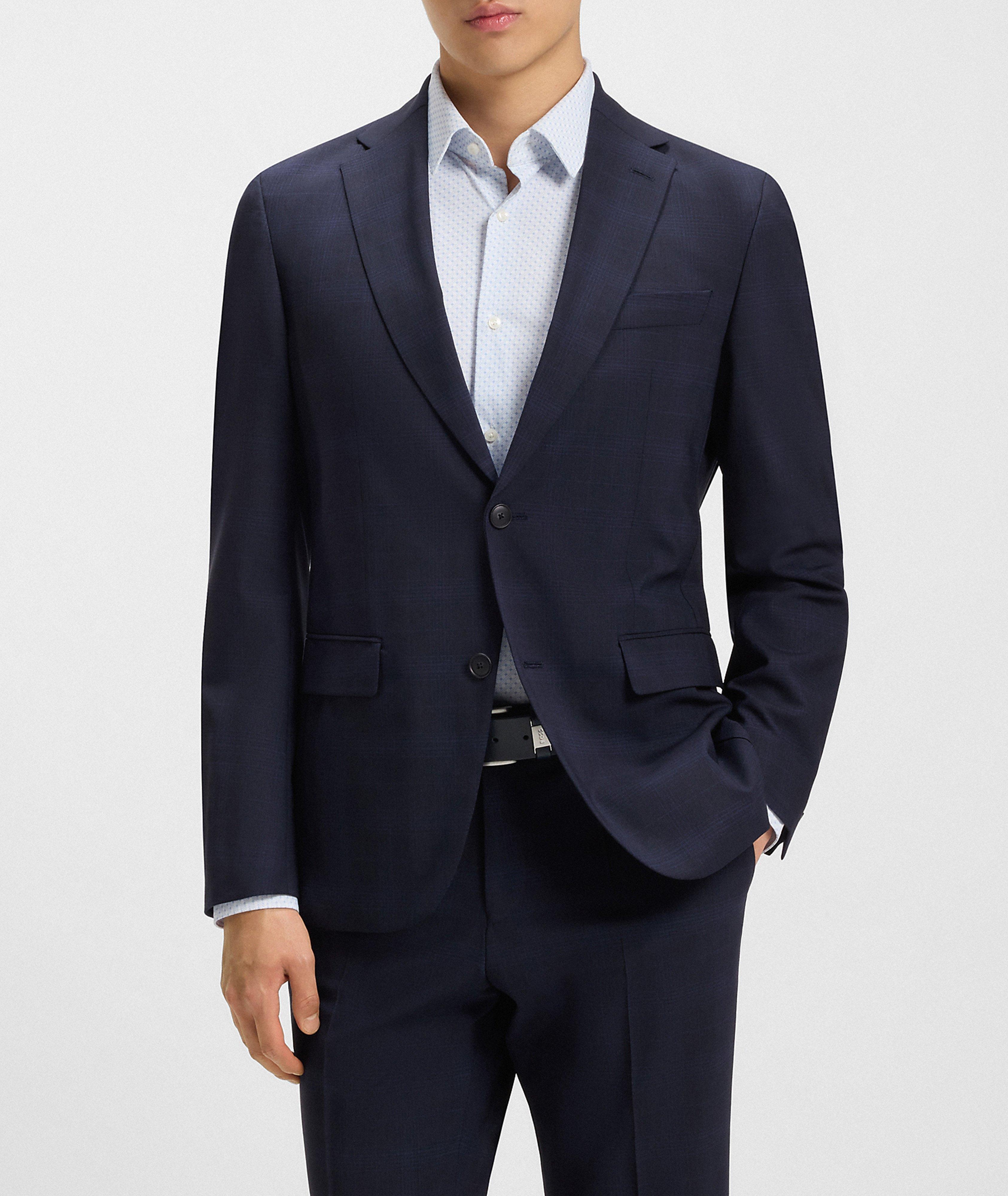 Checked Stretch-Wool Suit image 2
