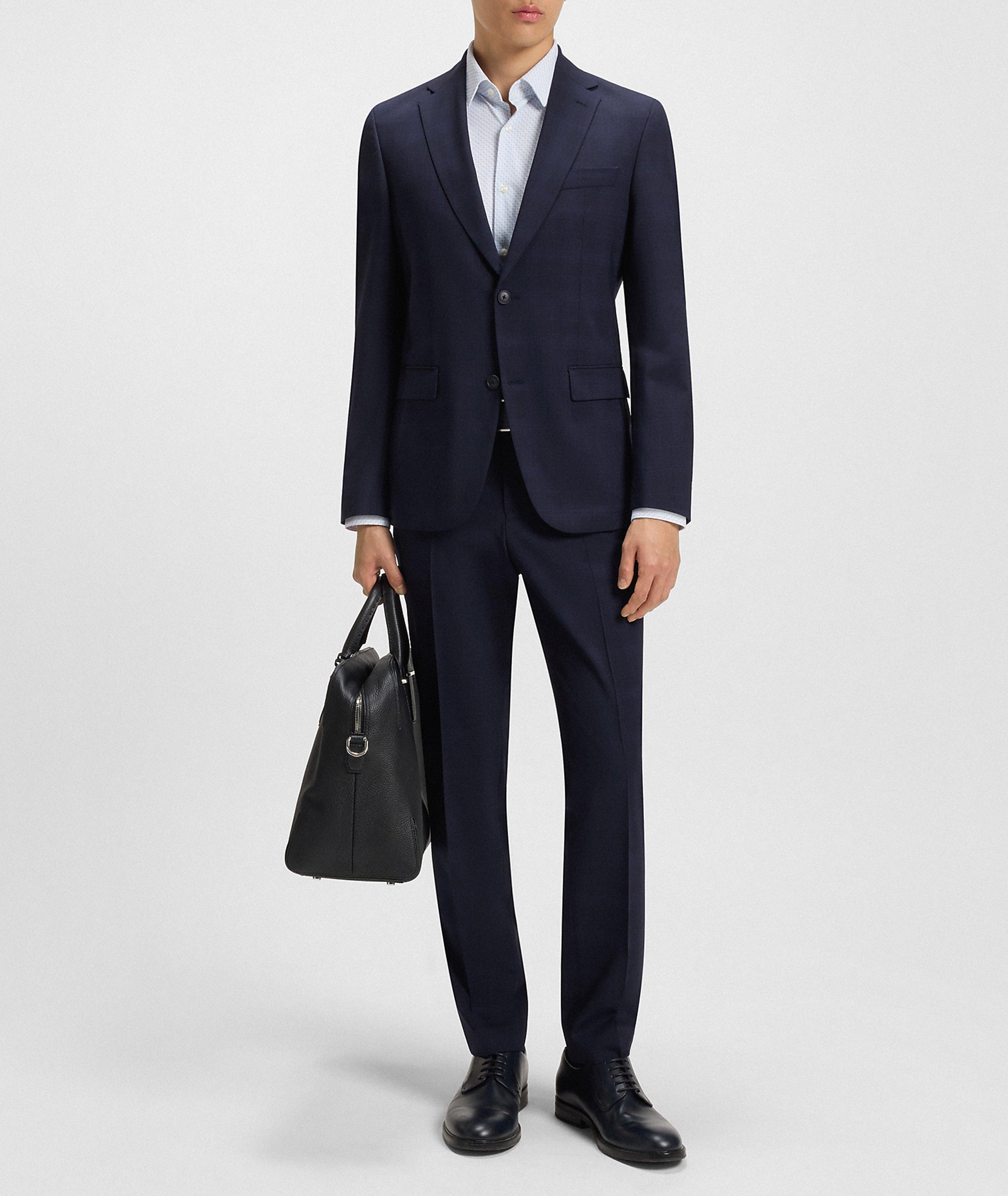 Checked Stretch-Wool Suit image 8