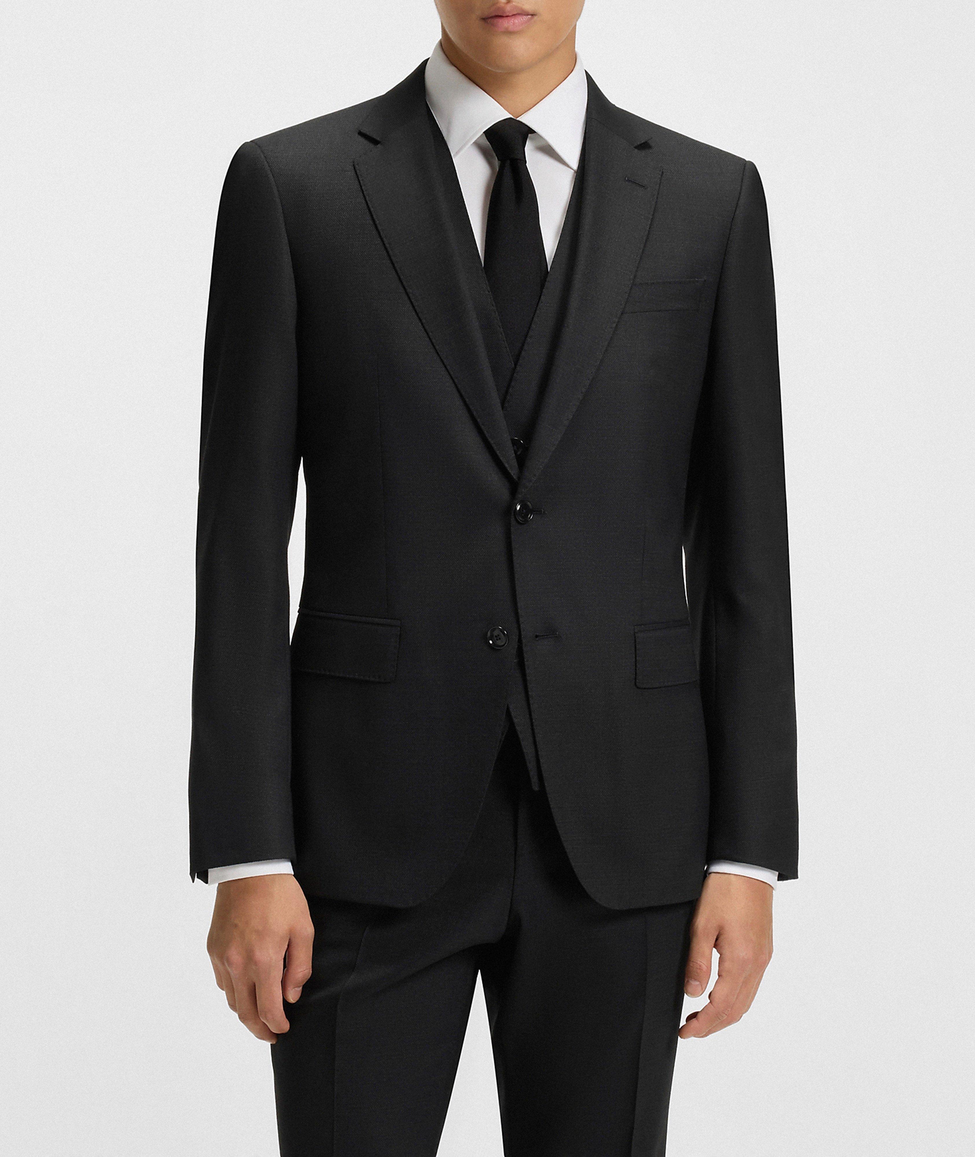 Three-Piece Stretch-Wool Suit  image 1