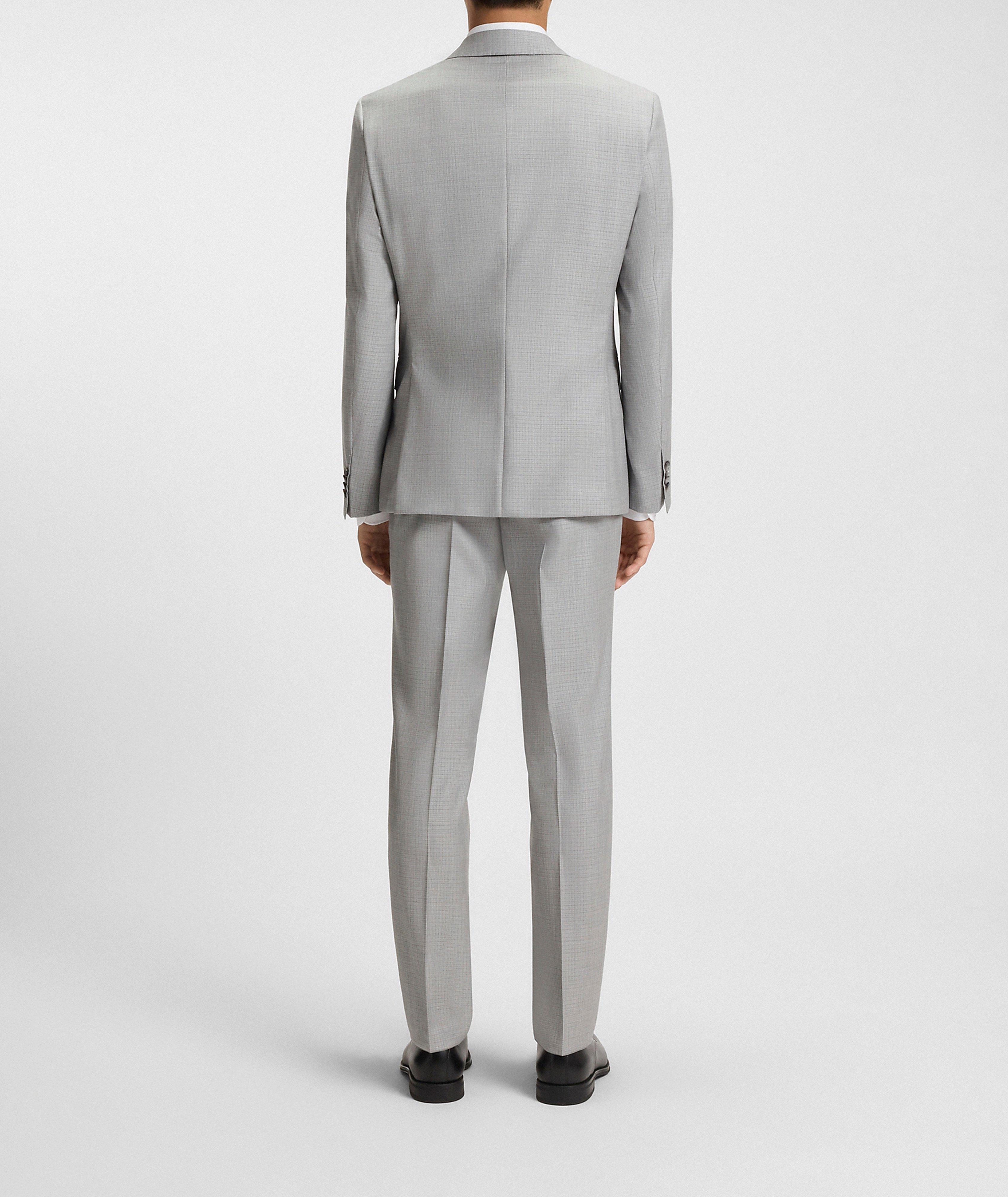 Micro-Check Wool-Silk Suit image 2